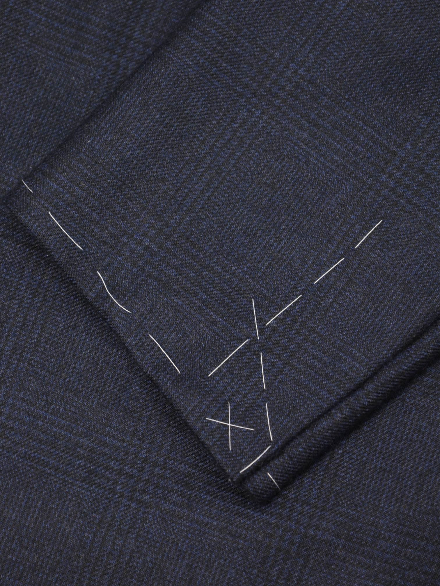 Brioni Navy Cashmere Glenplaid Colosseo Jacket