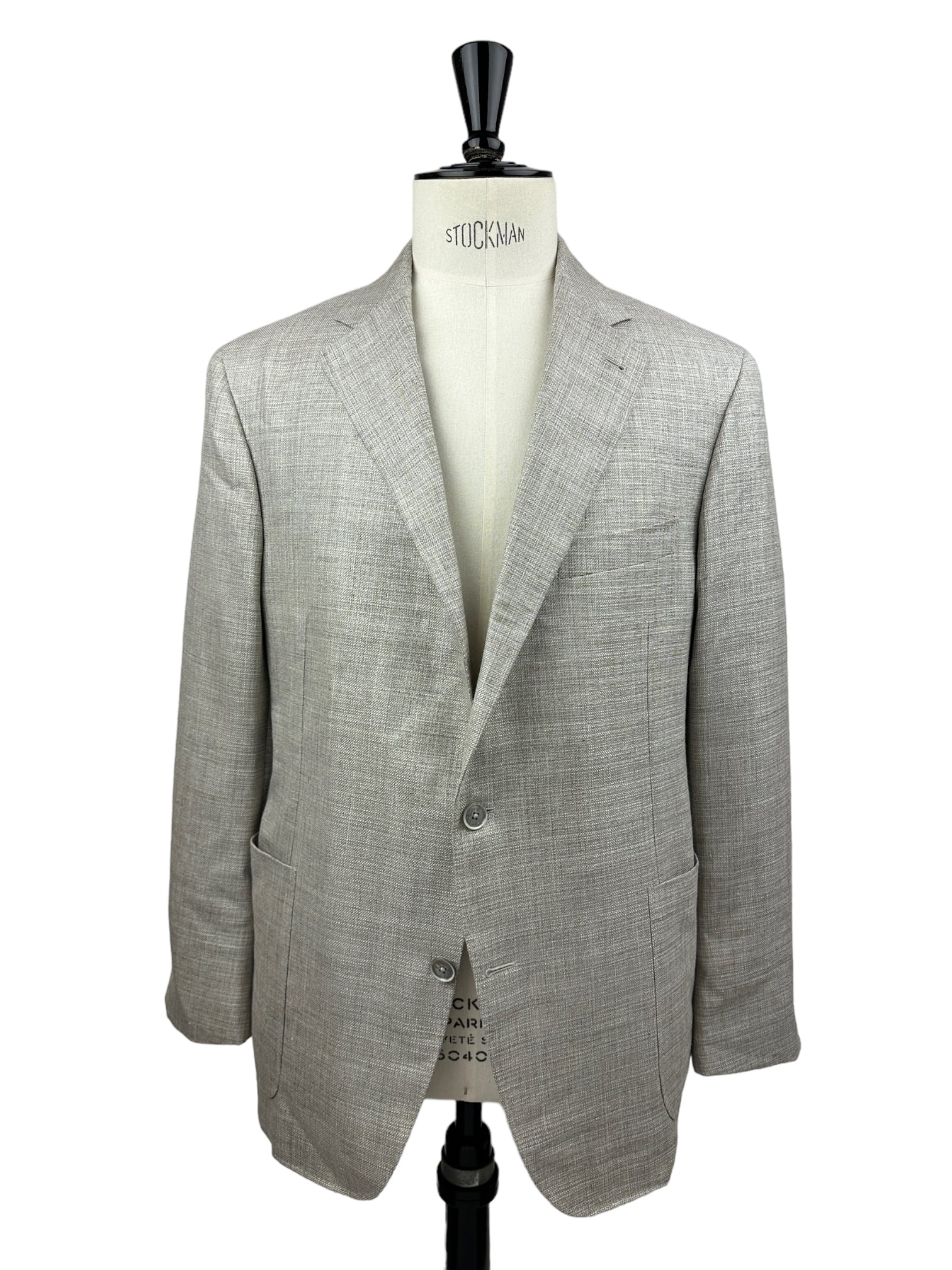 Canali Sand Wool, Linen & Silk Jacket