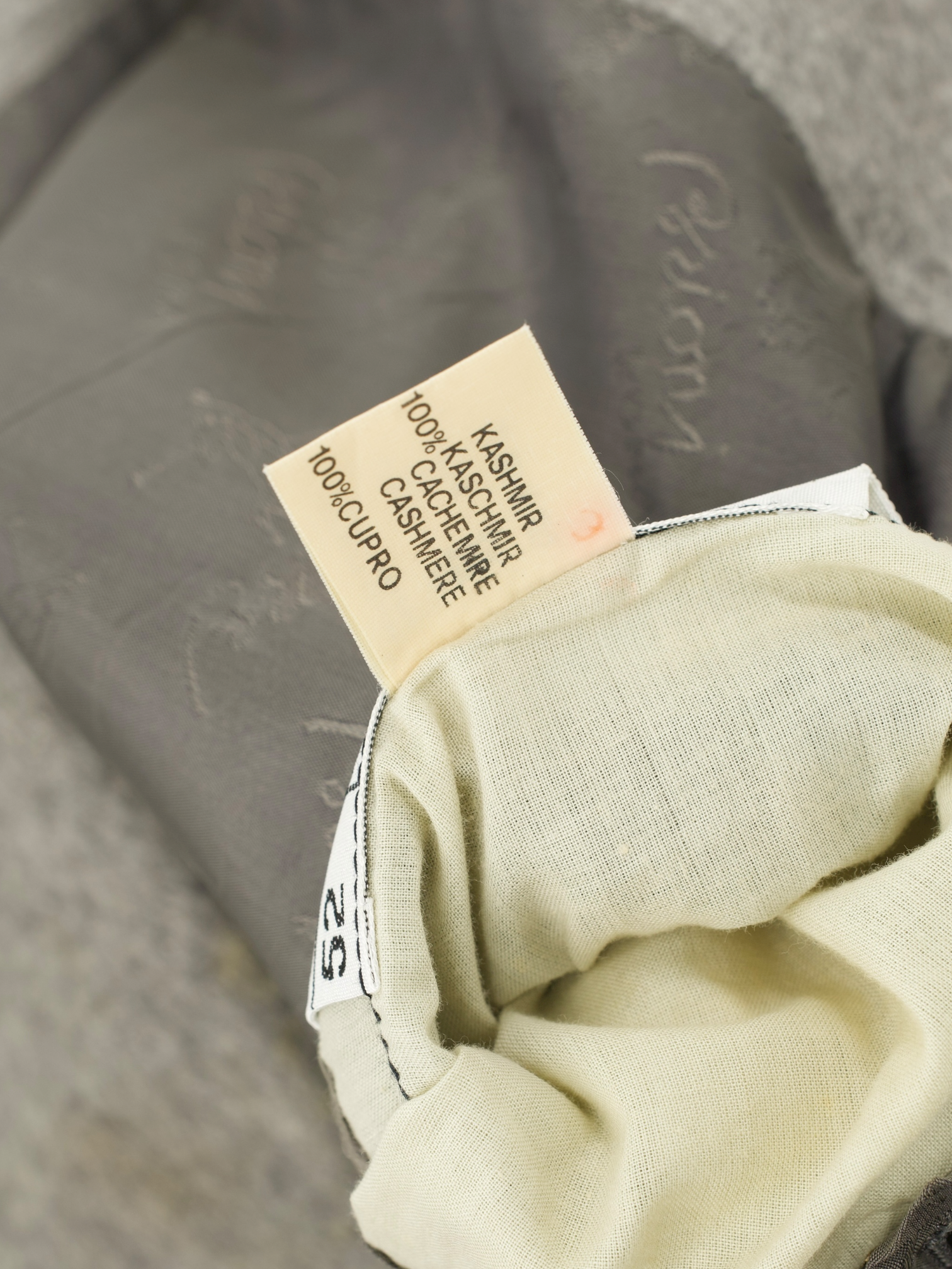 Brioni Vintage Light Grey Pure Plushy-Cashmere Jacket