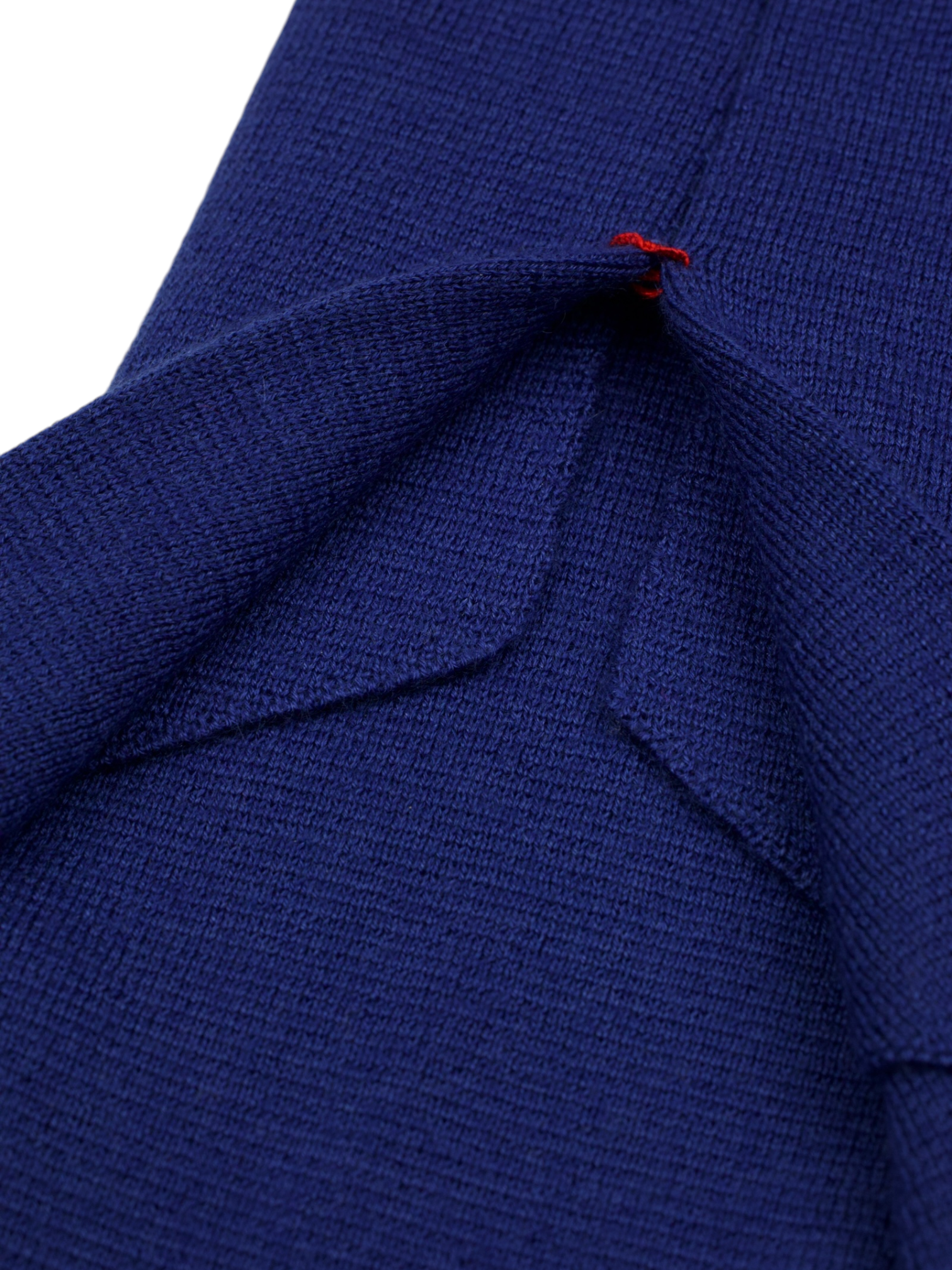 Kiton 5-Fold Egyptian Blue Knitted Cashmere Tie