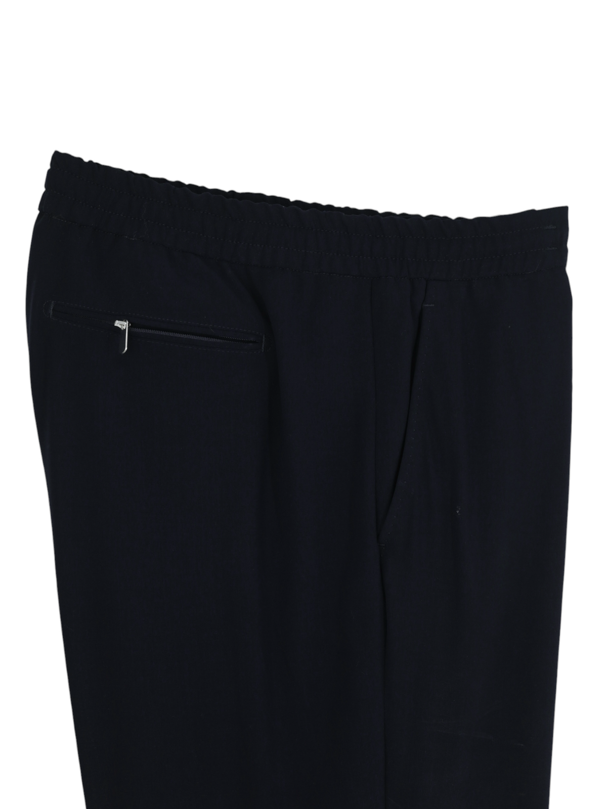 Marco Pescarolo Black Wool & Stretch Zip-Up Luxury Tracksuit