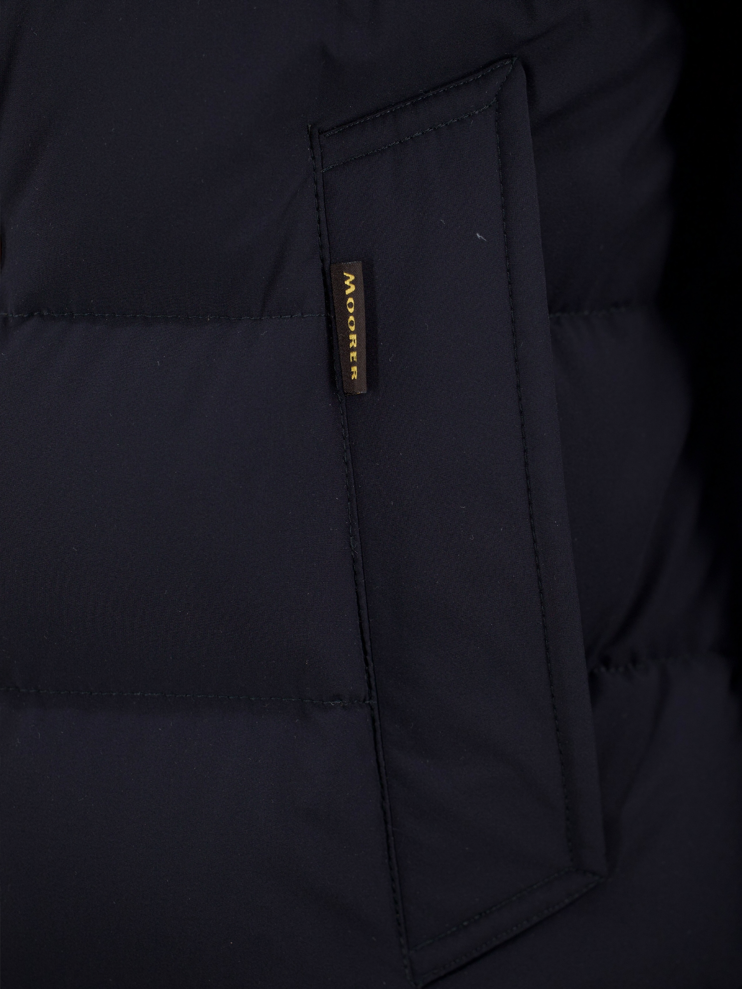 MooRER Black Down-Feather Padded Florio Puffer Jacket
