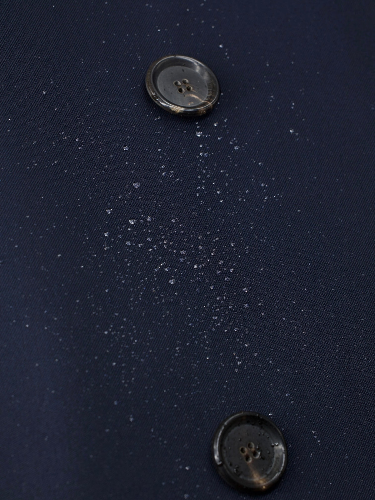 Cesare Attolini Navy Wool-Stretch Twill Sartorial Peacoat