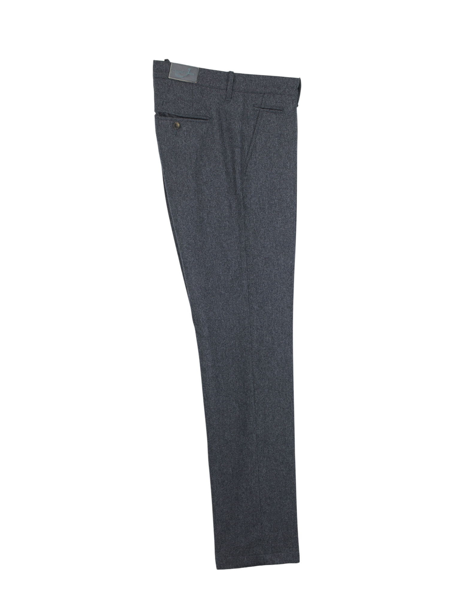 Jacob Cohen Grey Wool-Flannel Bobby Trousers