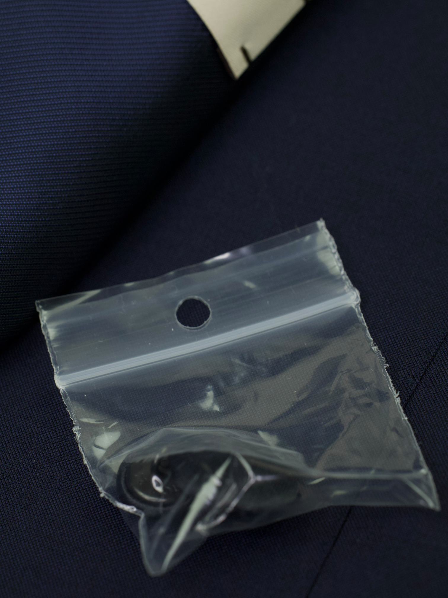 Caruso Navy Super 130's "Connoisseur" Black Tie Tuxedo