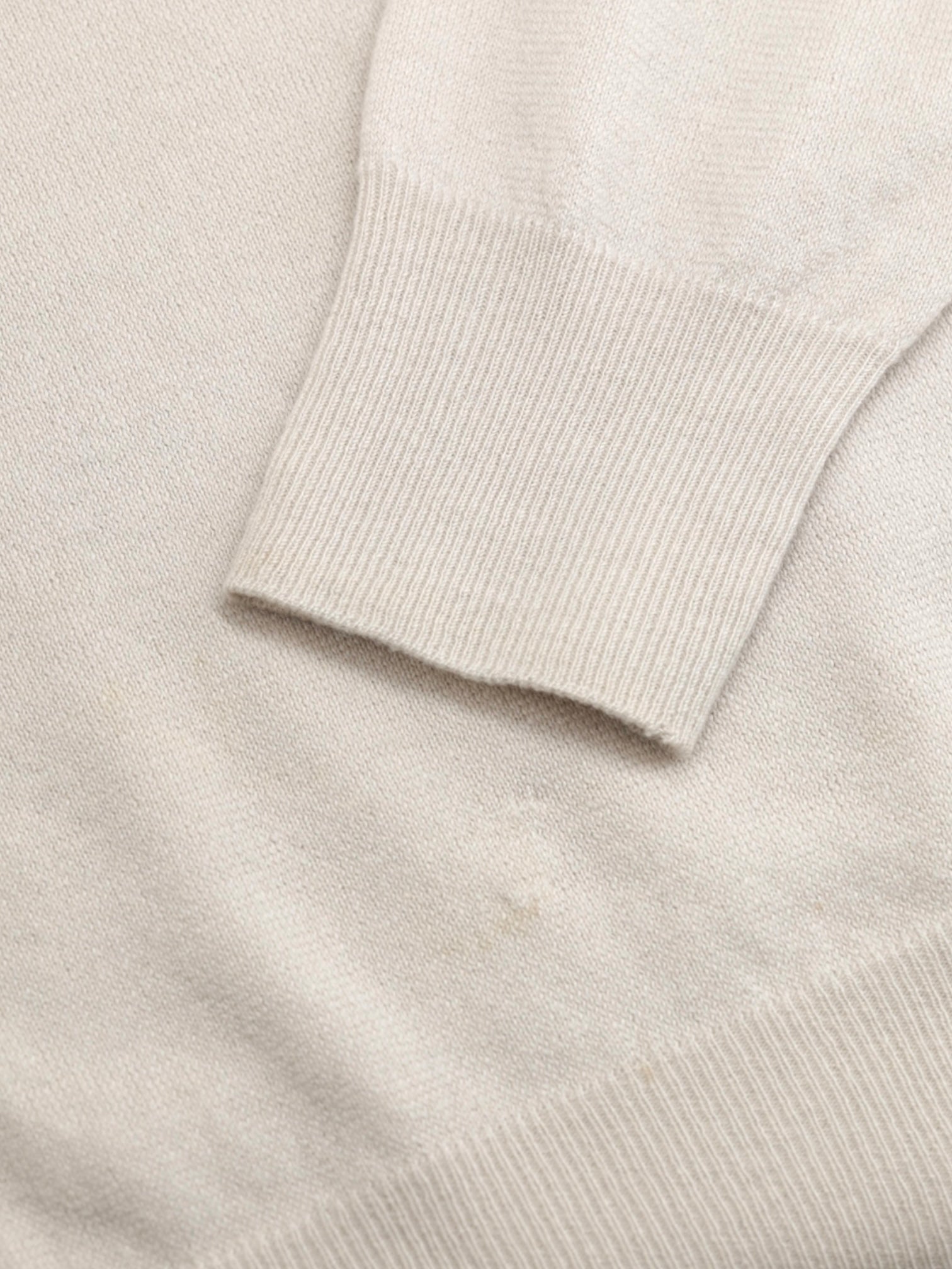Loro Piana Beige Baby Cashmere Roundneck