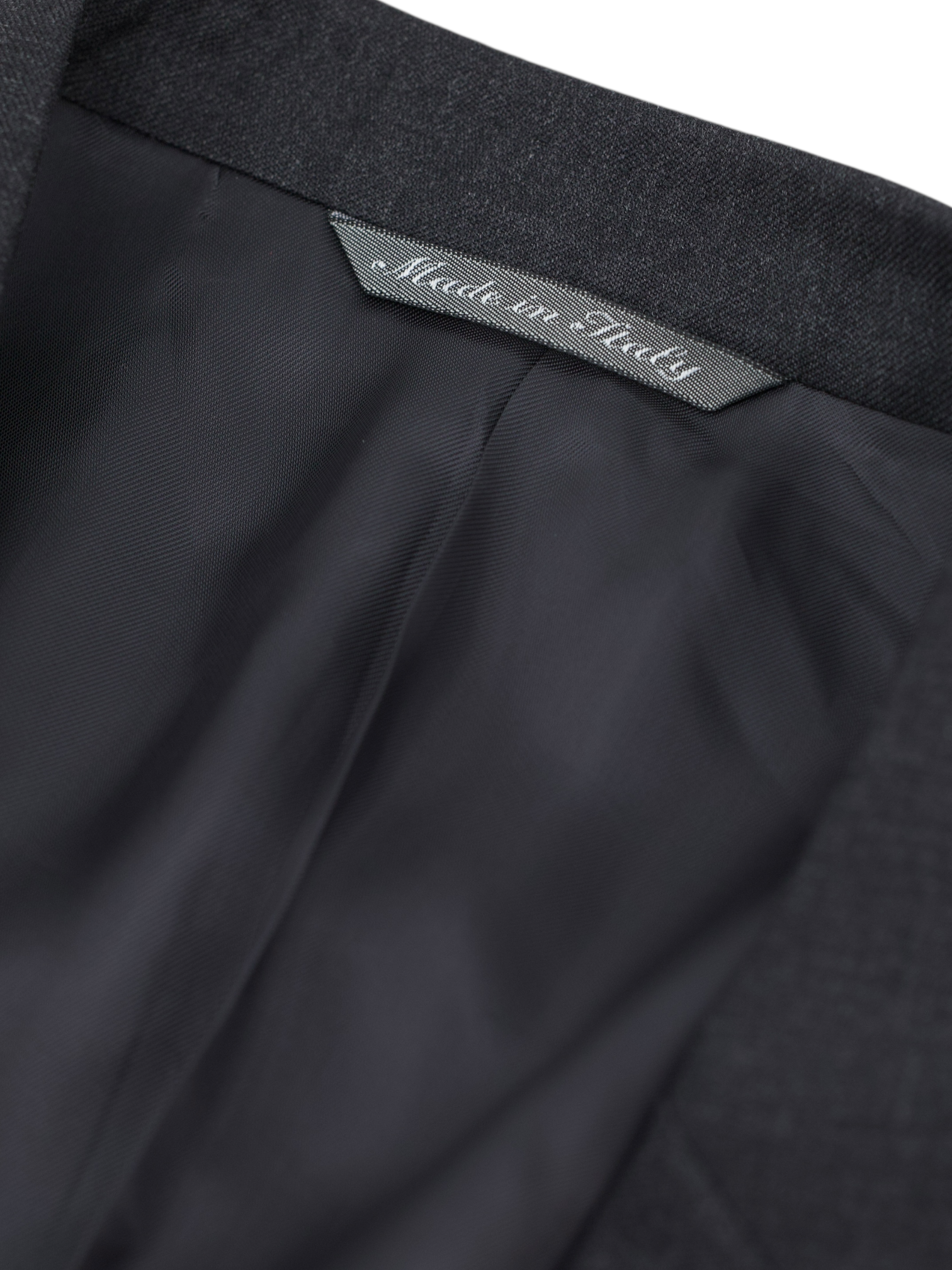 Canali Dark Grey Fine-Wool Timeless "Corto" Suit