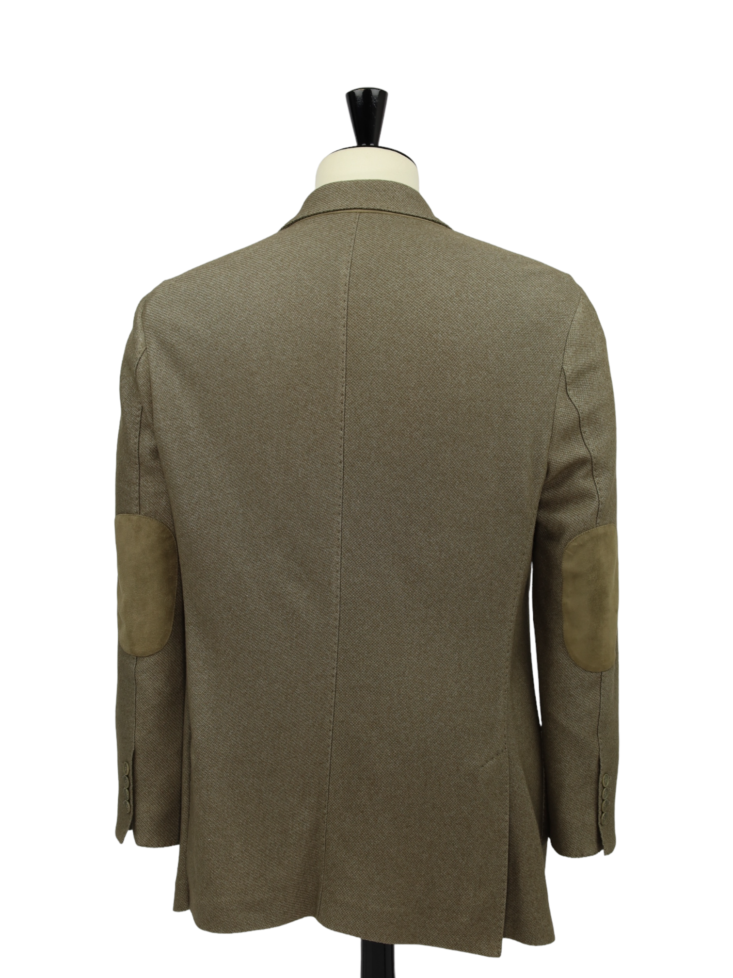 Loro Piana Taupe Silk & Cashmere Knitted Blazer