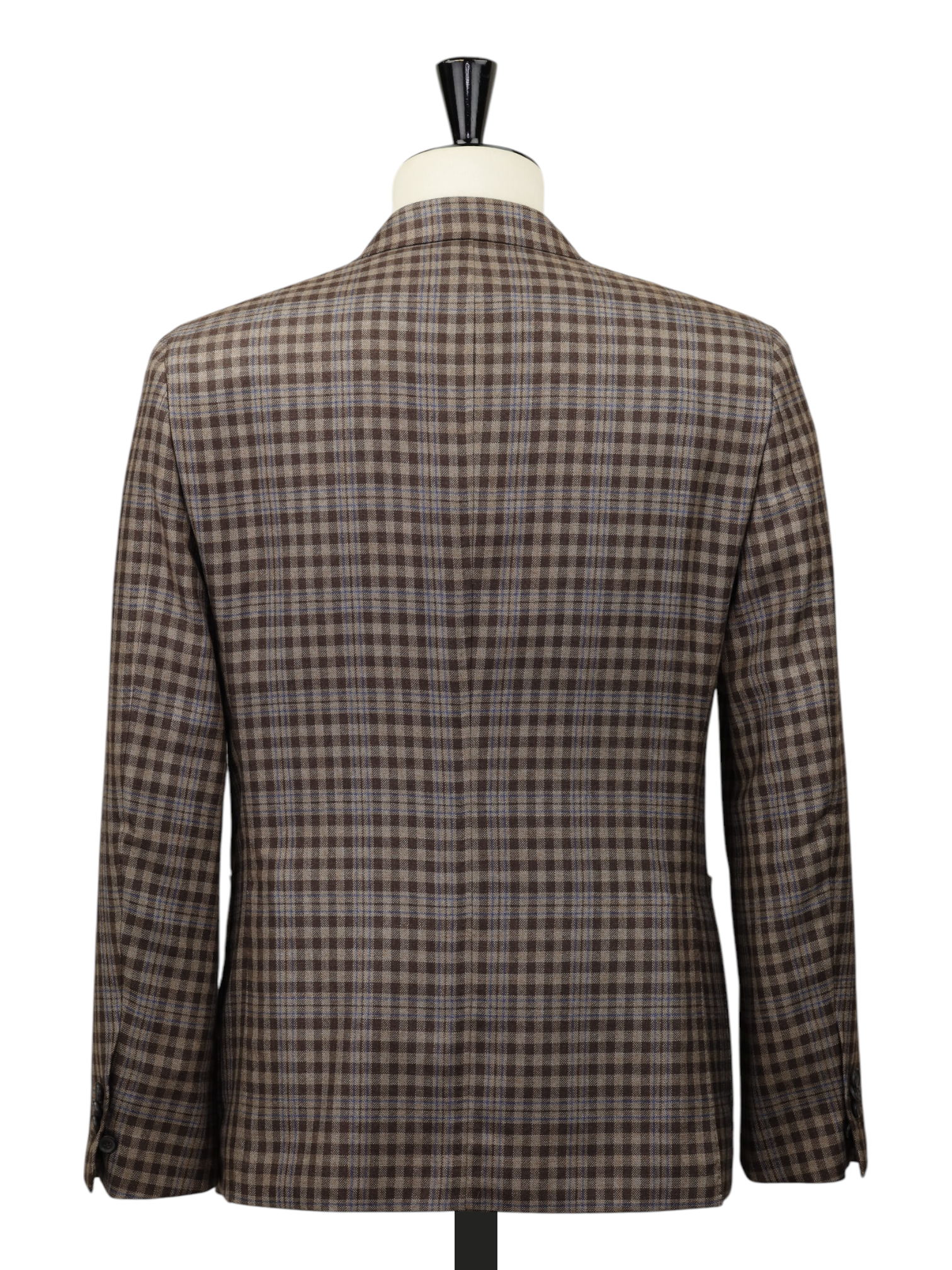 Caruso Brown & Blue Silk & Cashmere "Sunset" Boheme Jacket