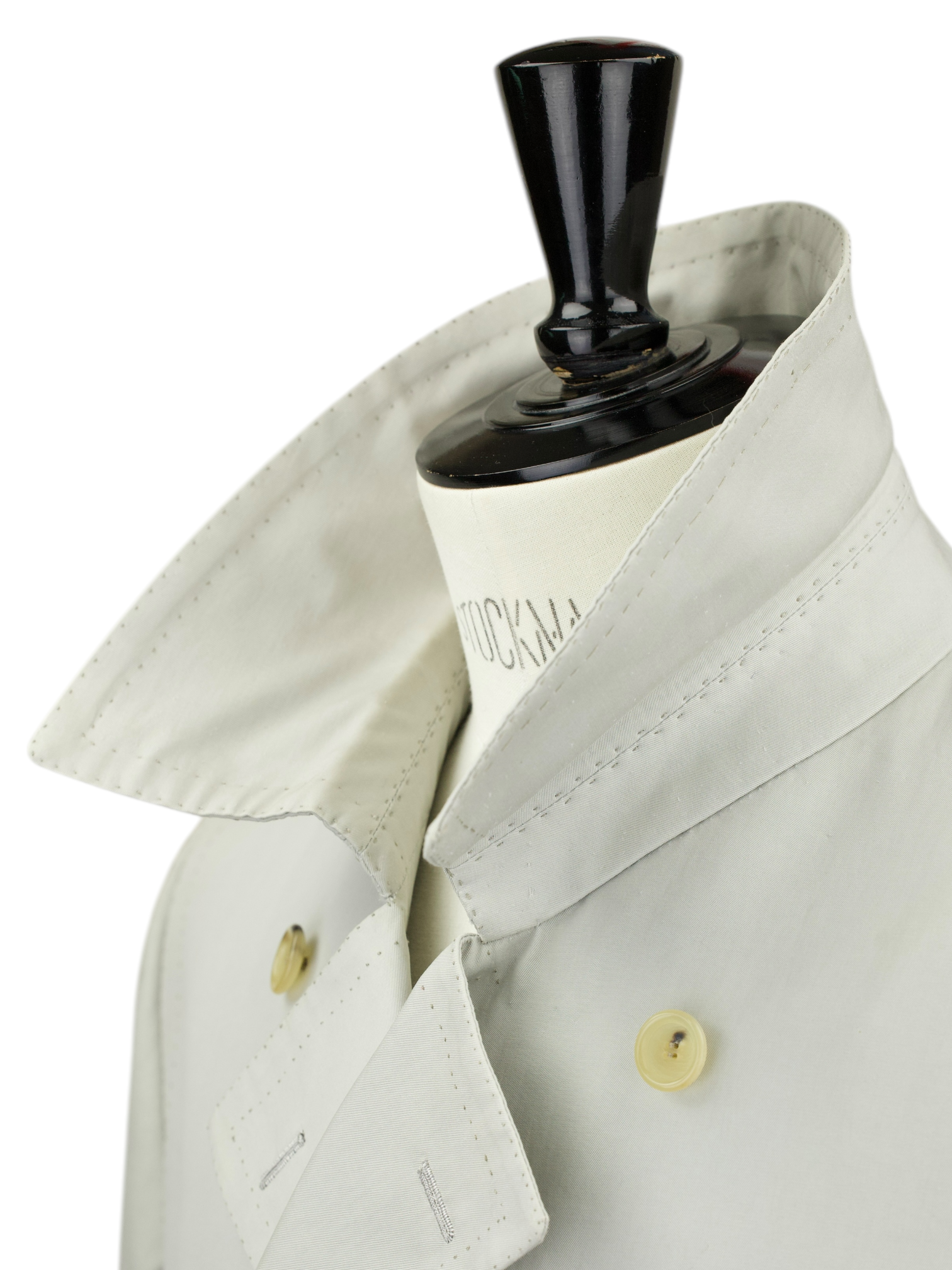 Cesare Attolini Beige Cotton Sartorial Summer Peacoat
