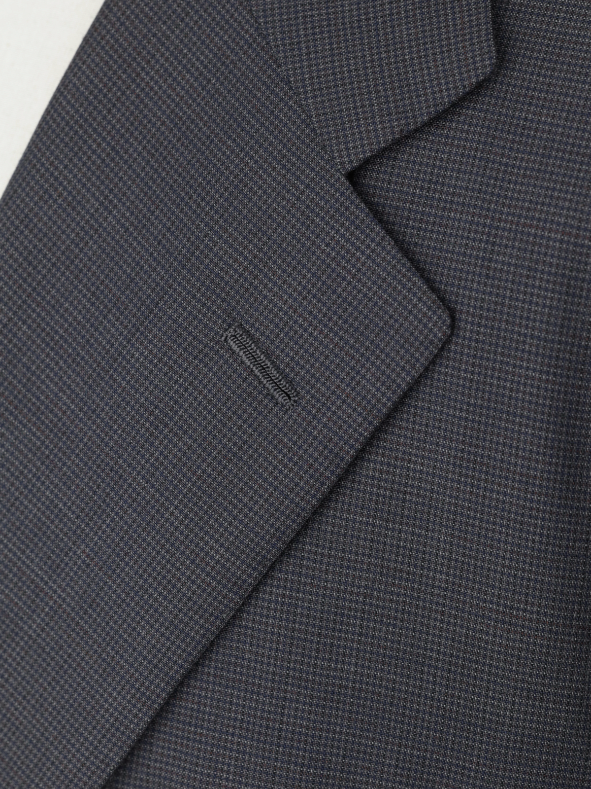 Kiton Dark Grey Fine-Wool Puppytooth Vintage Straight-Fit Suit
