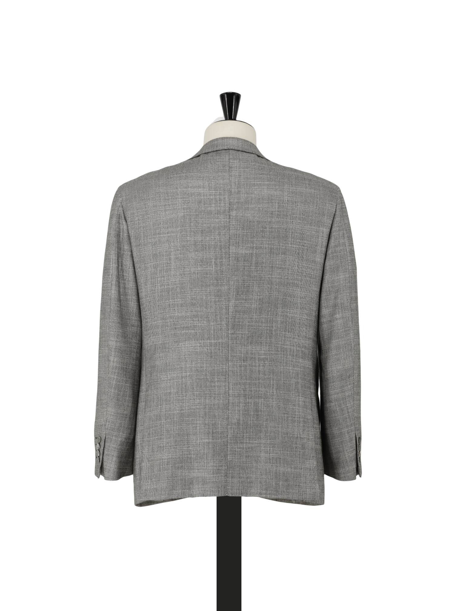 Brioni Light Grey Cashmere & Silk Micro-Pattern "Natural" Jacket