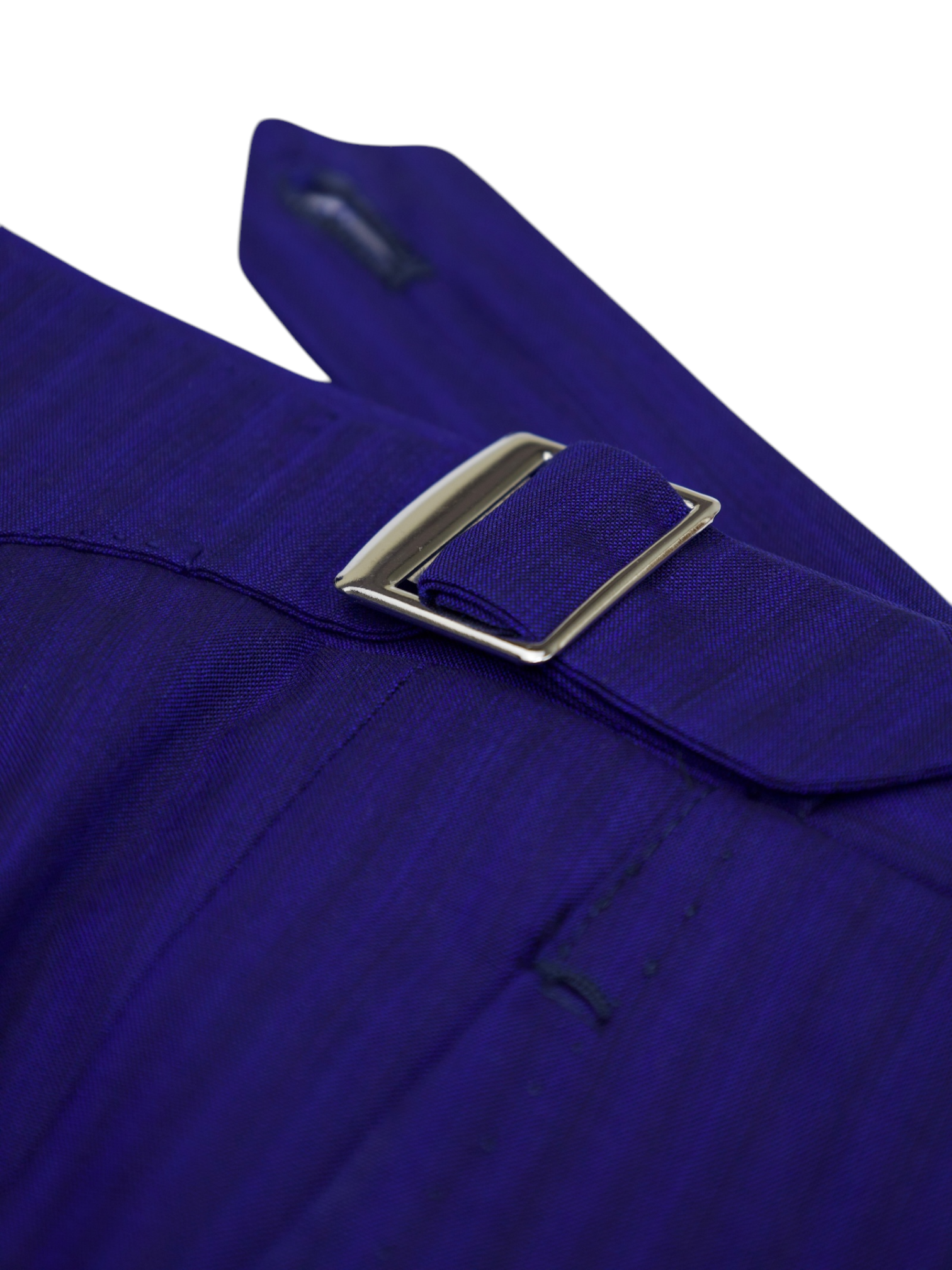 Kiton Bright Blue Fine Wool Pinstripe Suit