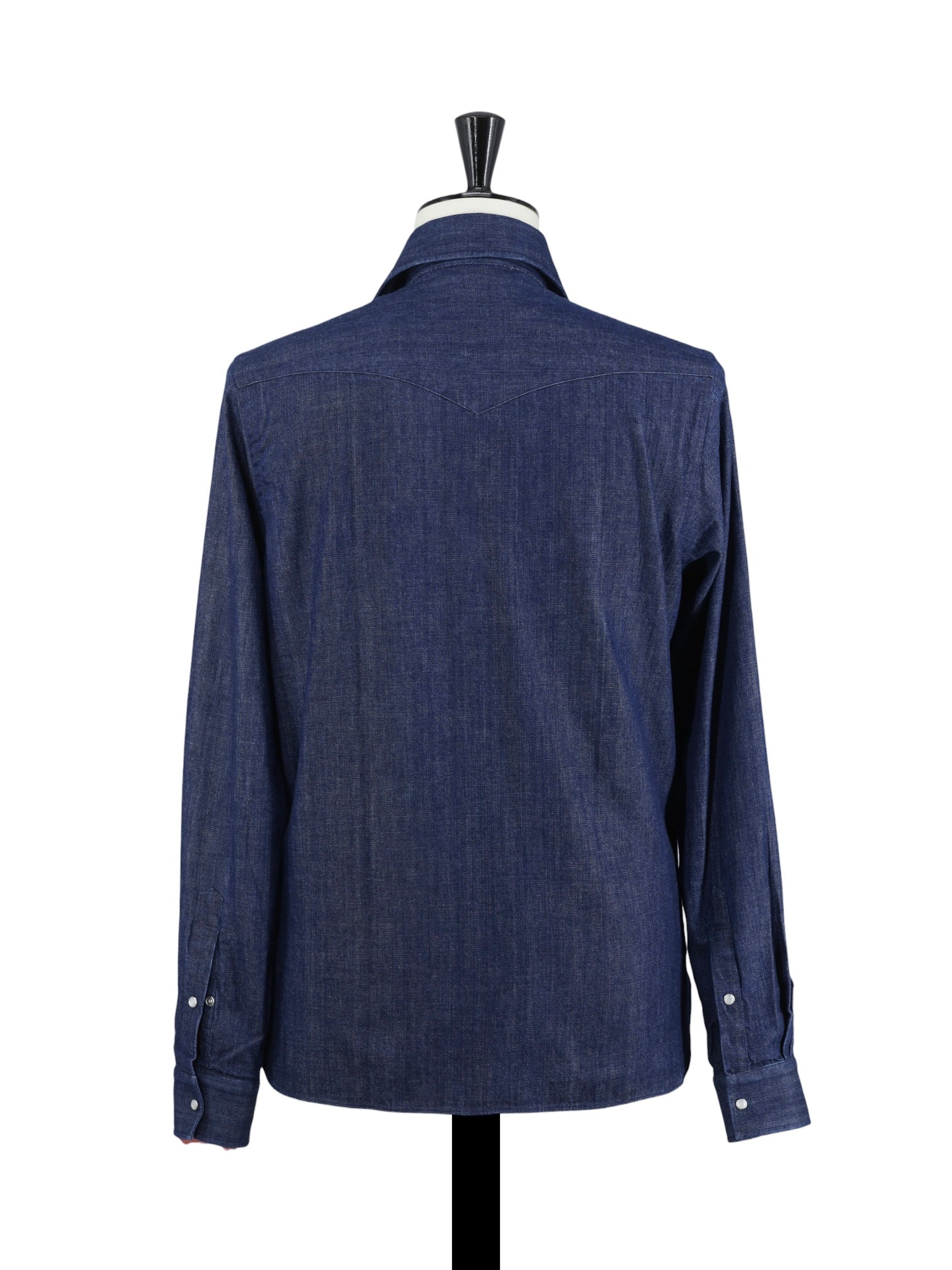 100 Hands Denim Blue Japanese-Denim Twill Western-Style Shirt