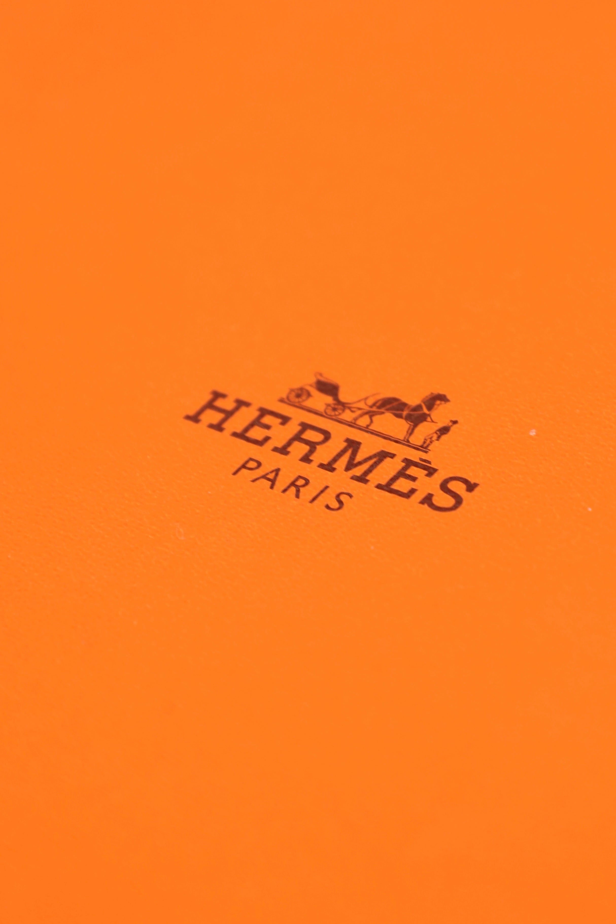 Hermès Petrol Geometric Jacquard H-Pattern Silk Tie