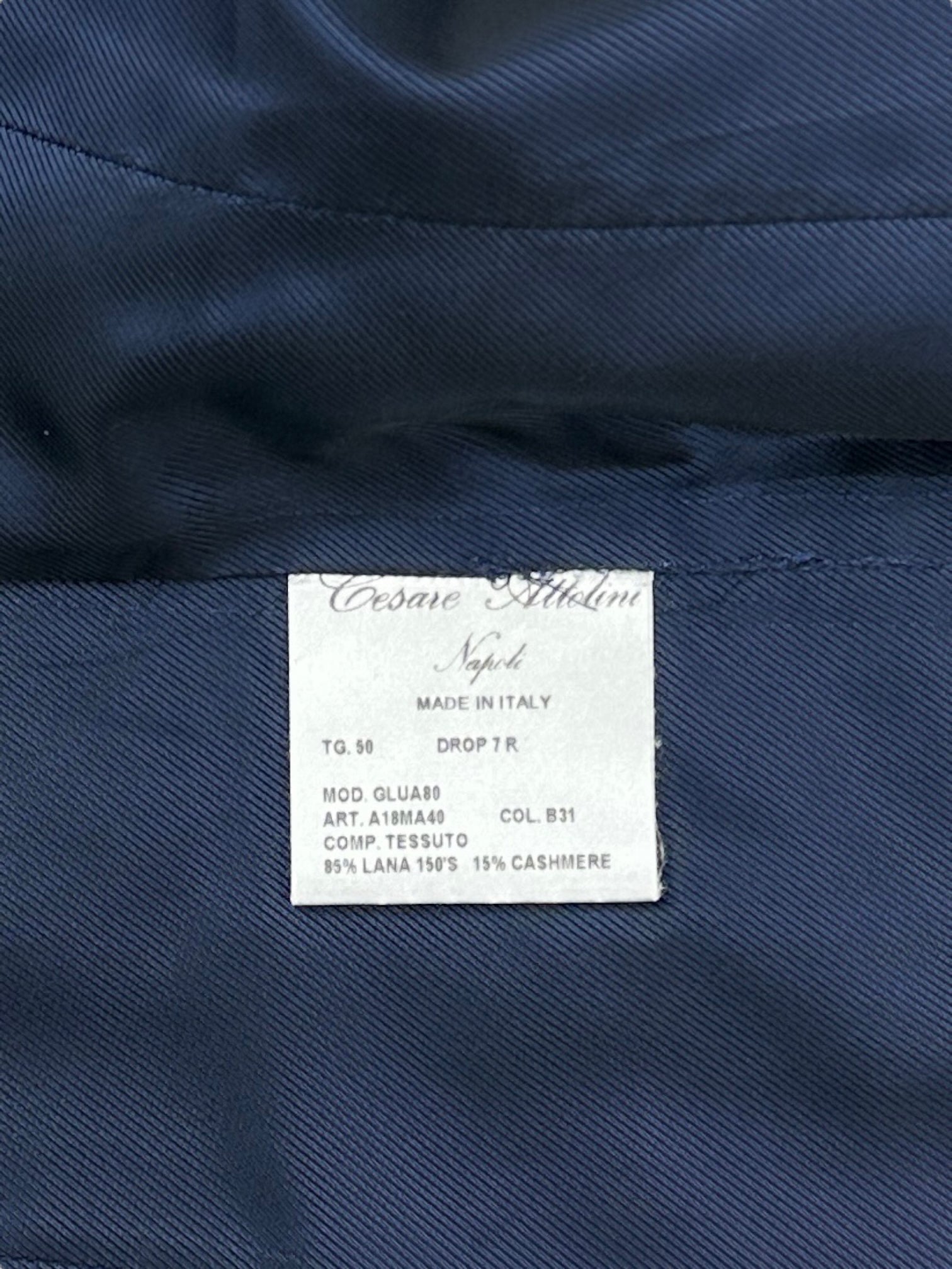 Cesare Attolini Super 150's gilet van wol en kasjmier