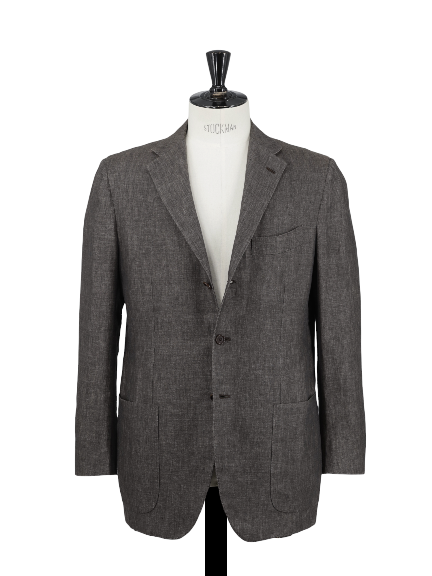 Kiton Warm Taupe Pure-Linen Neapolitan Summer Jacket
