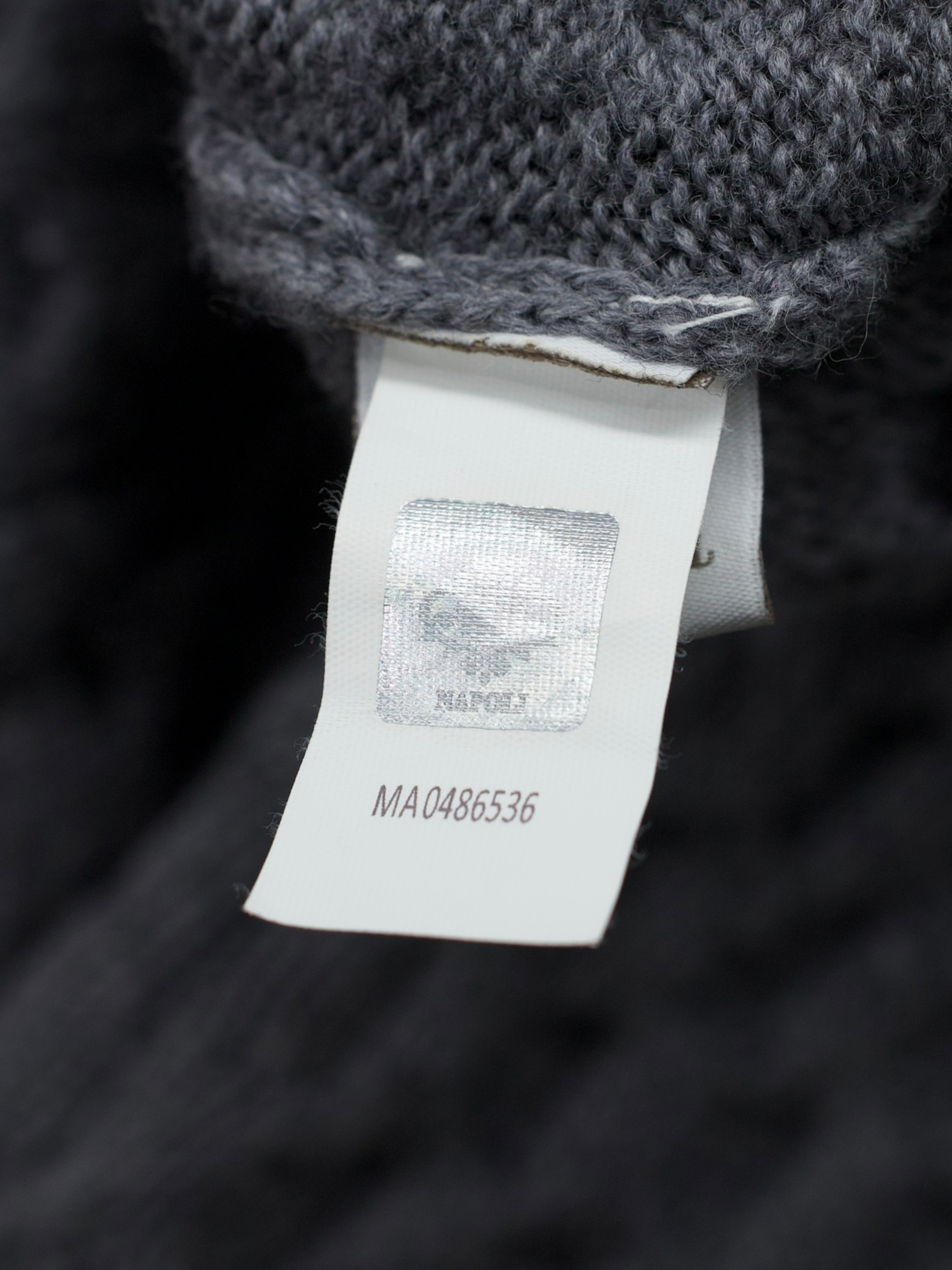 Luigi Borrelli Grey Pure-Wool Patterned Cardigan