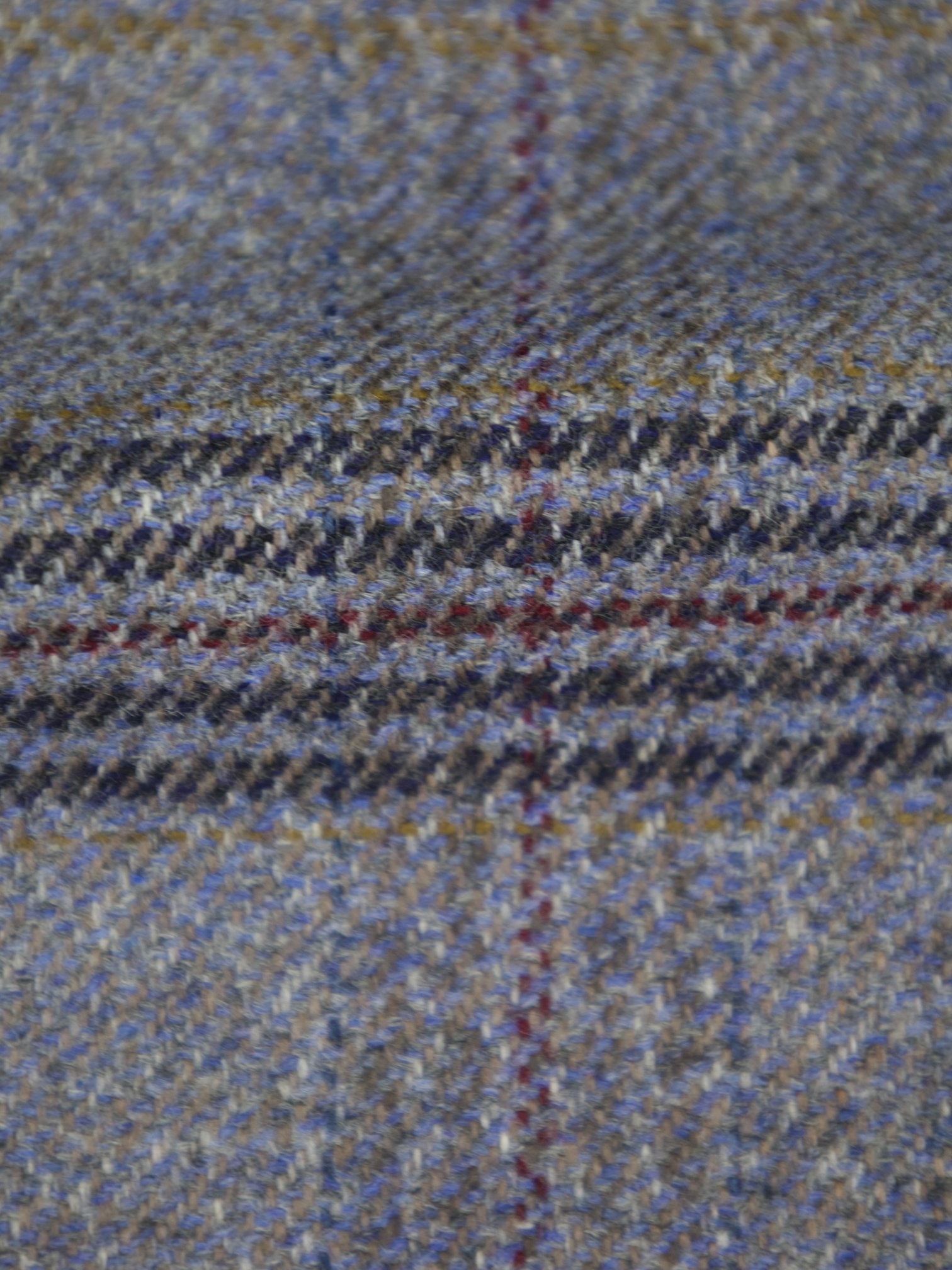 Kiton Multicolor Extrafine-Wool Glen Plaid Jacket