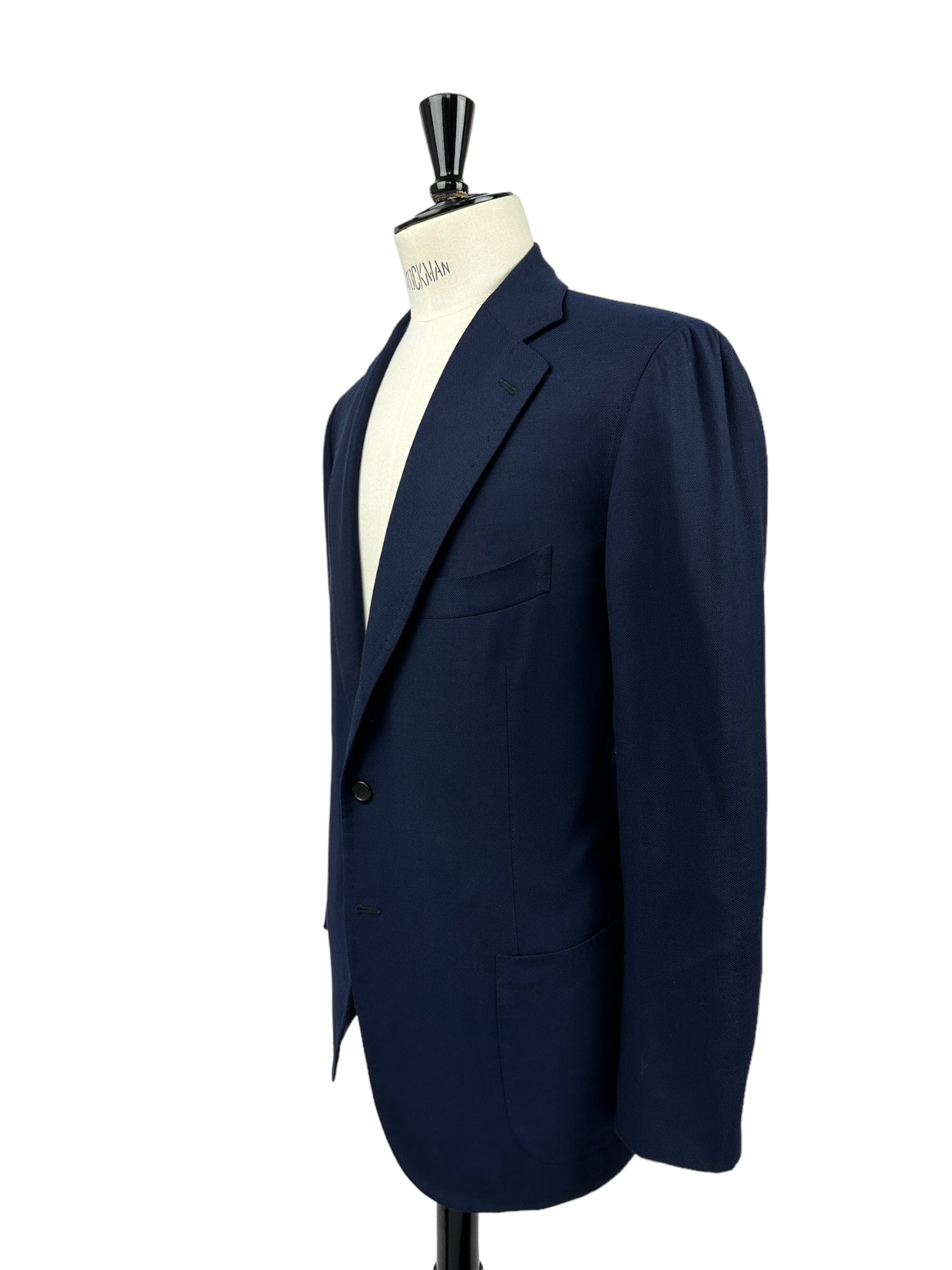Cesare Attolini Blue Hopsack Jacket