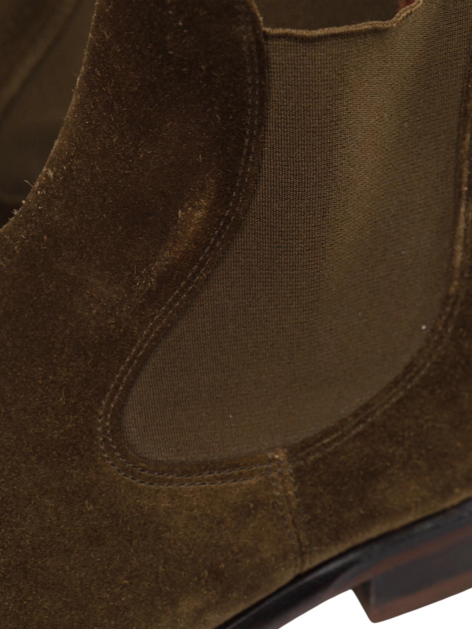 Loro Piana Brown Suede "City Beatle Walk" Chelsea Boots