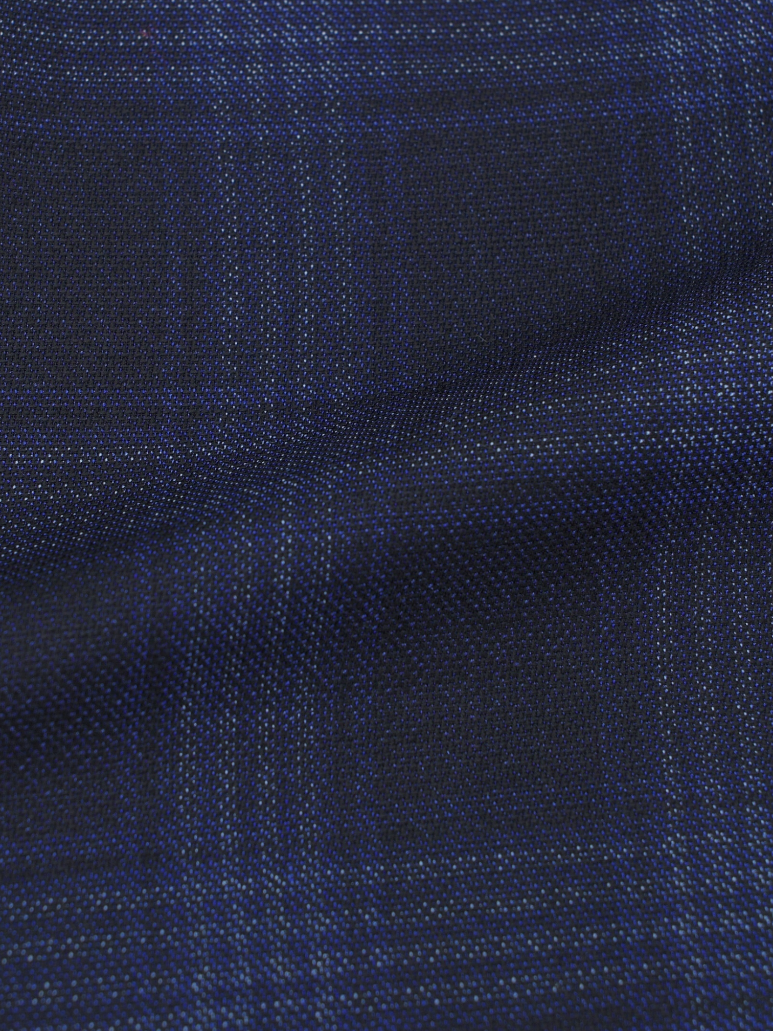 Brioni Navy & Azure Blue Wool-Silk Tartan Check "F-Light" Jacket