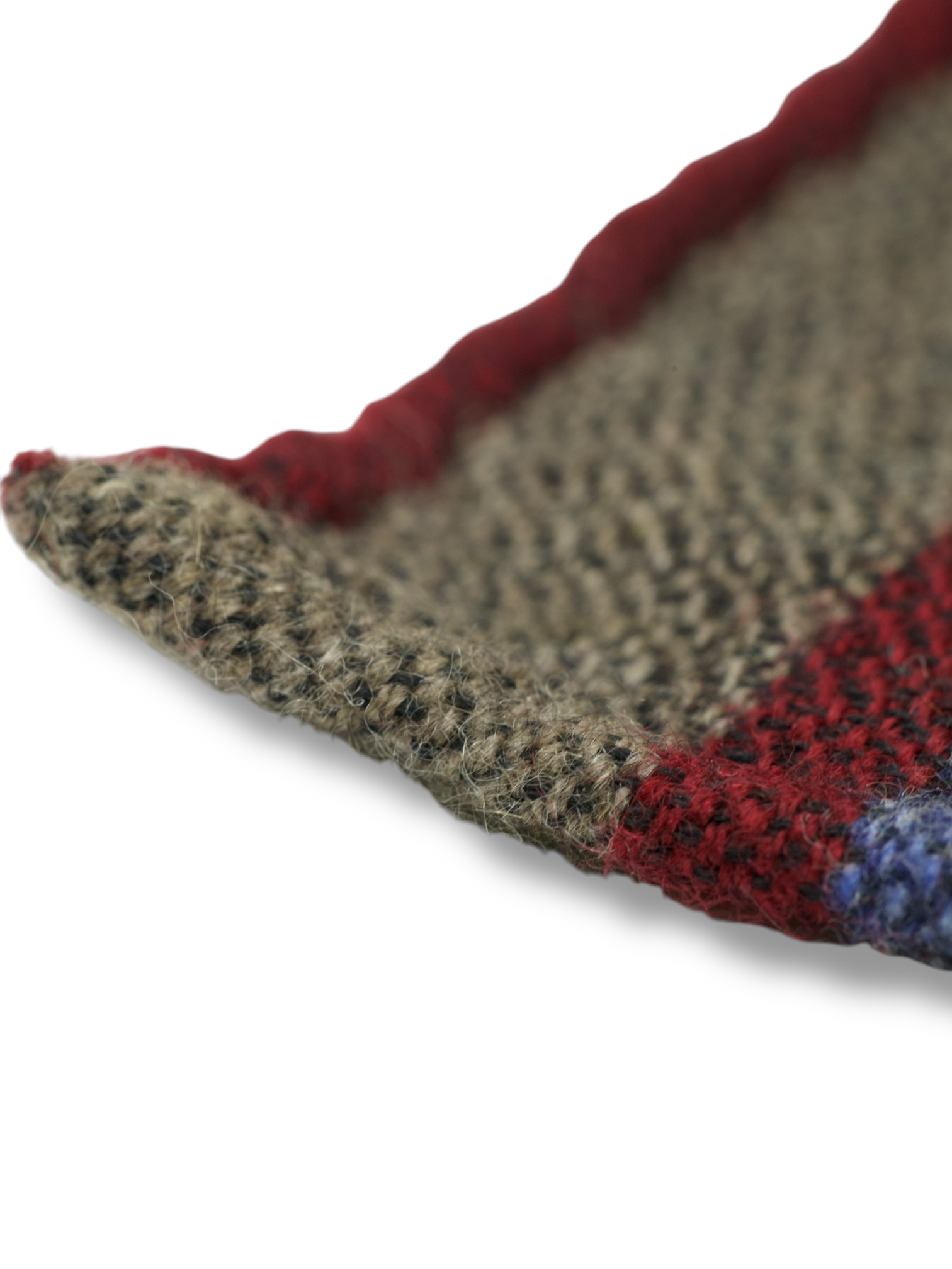 Kiton 5-Fold Grey Handrolled Cashmere, Wool & Silk Multicolor Striped Tie