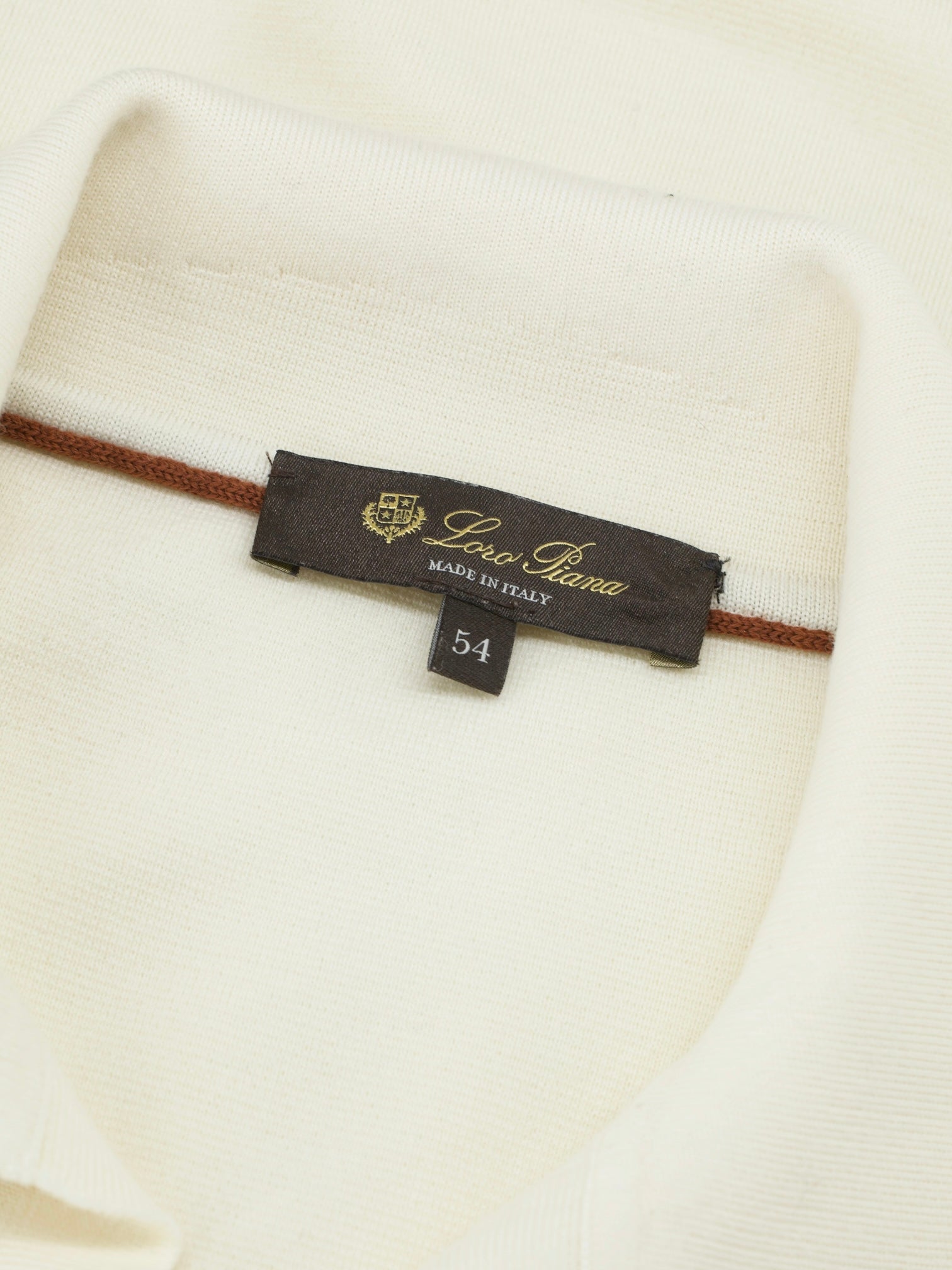 Loro Piana Nougat Wish® Wool Jersey Buttonless Long-Sleeve Polo