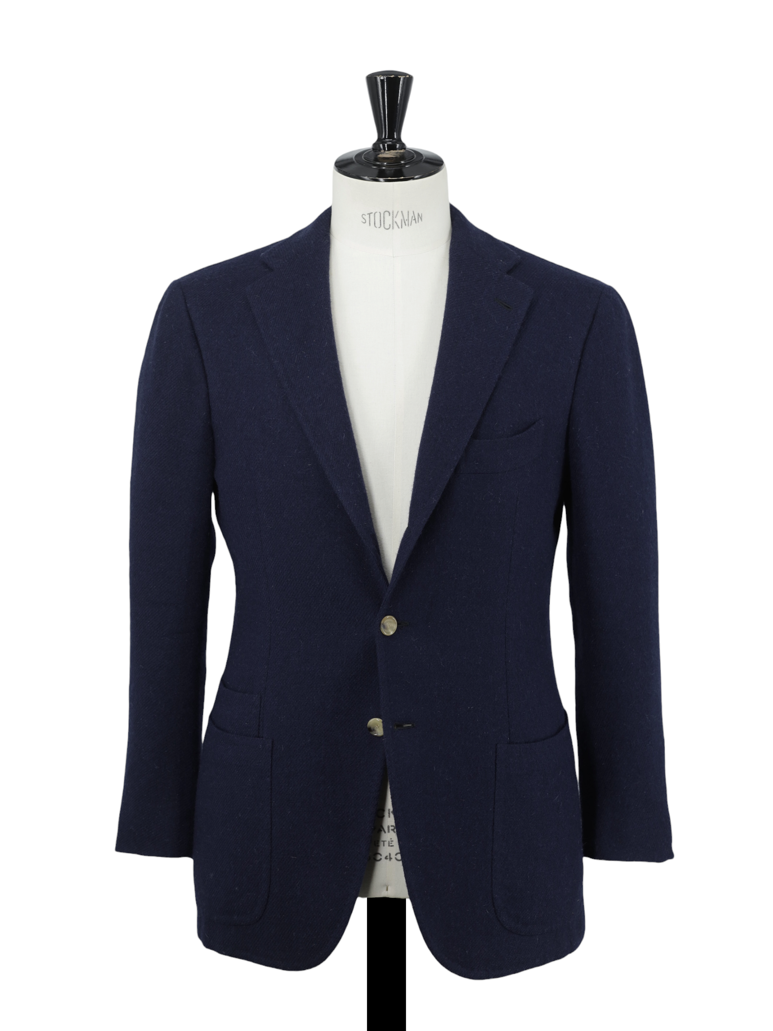 Cesare Attolini Dark Blue Tweed-Wool Unlined Neapolitan Jacket