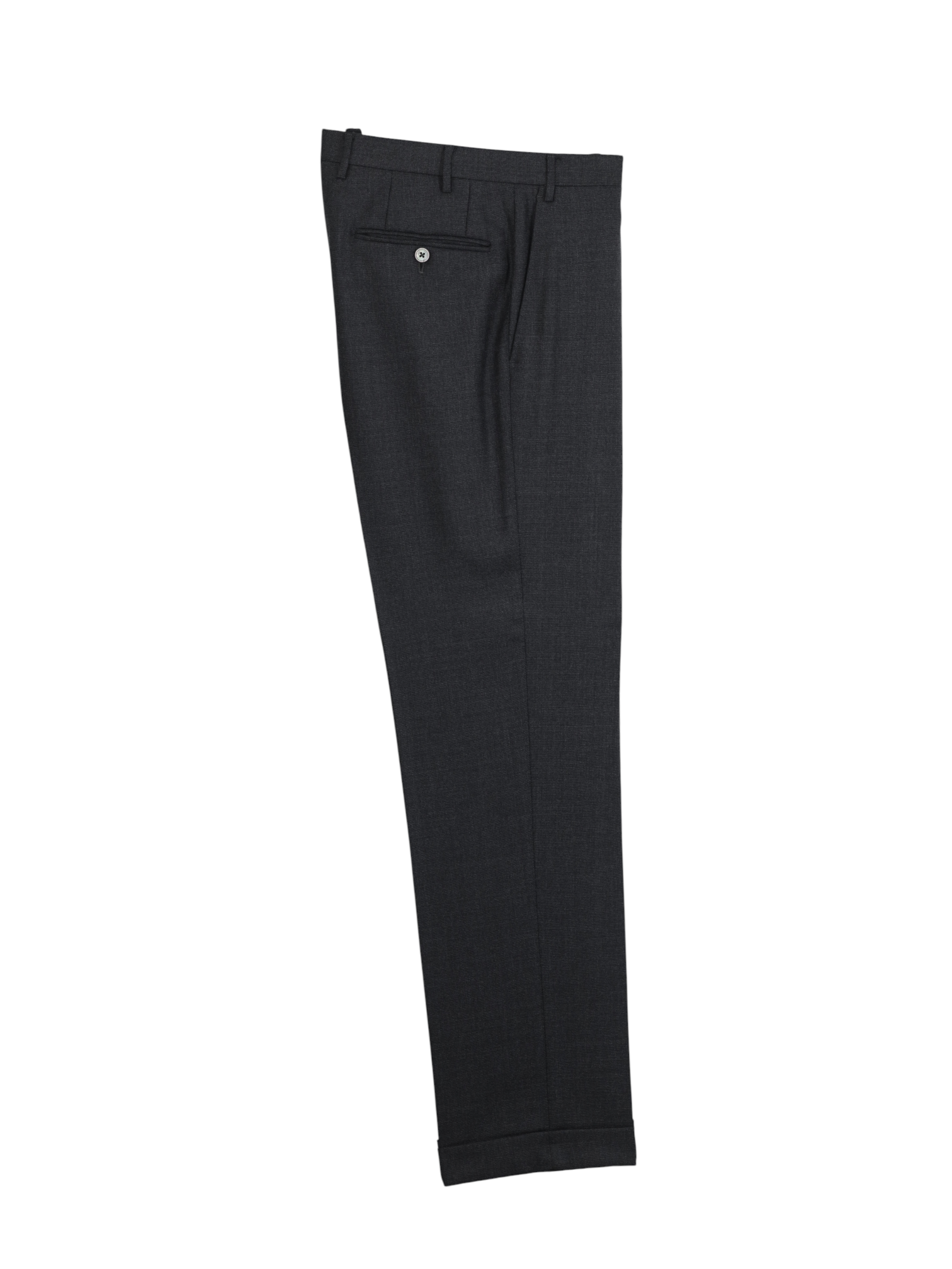 Corneliani Dark Grey Gabardine-Wool Twill Leader Suit