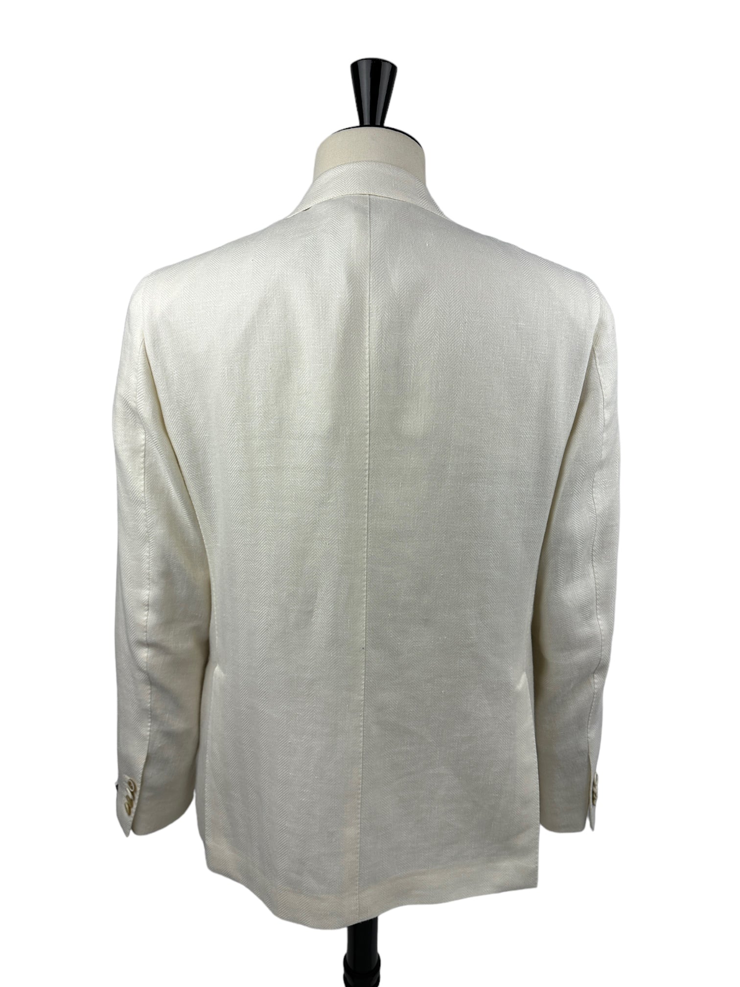 Caruso Off-White Aida Herringbone Jacket