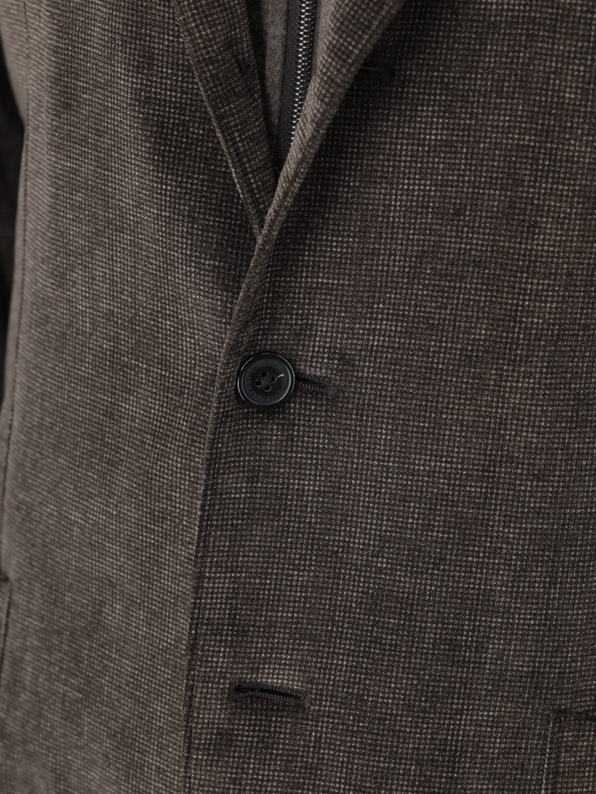 Corneliani Brown Cotton-Stretch Moleskin Pinpoint Vespa Jacket