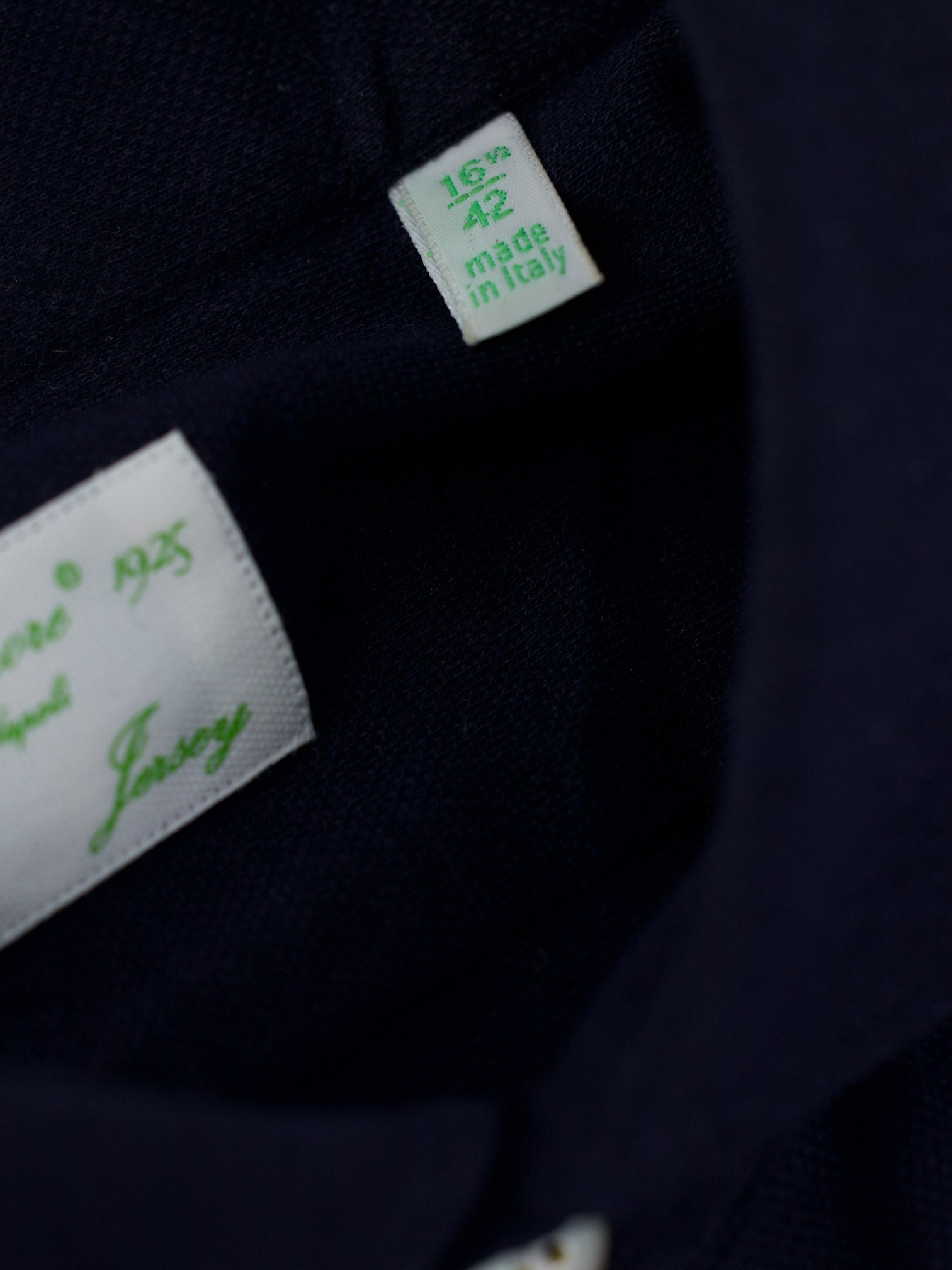 Finamore Navy Cotton & Cashmere Jersey-Knitted Shirt