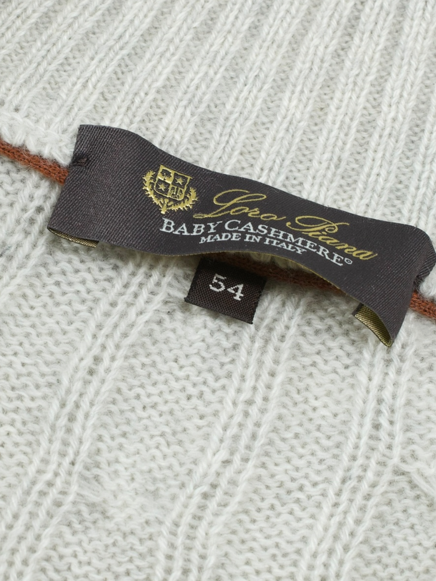 Loro Piana Oatmeal Baby Cashmere Half-Zip Cable-Knit Treccia Jumper