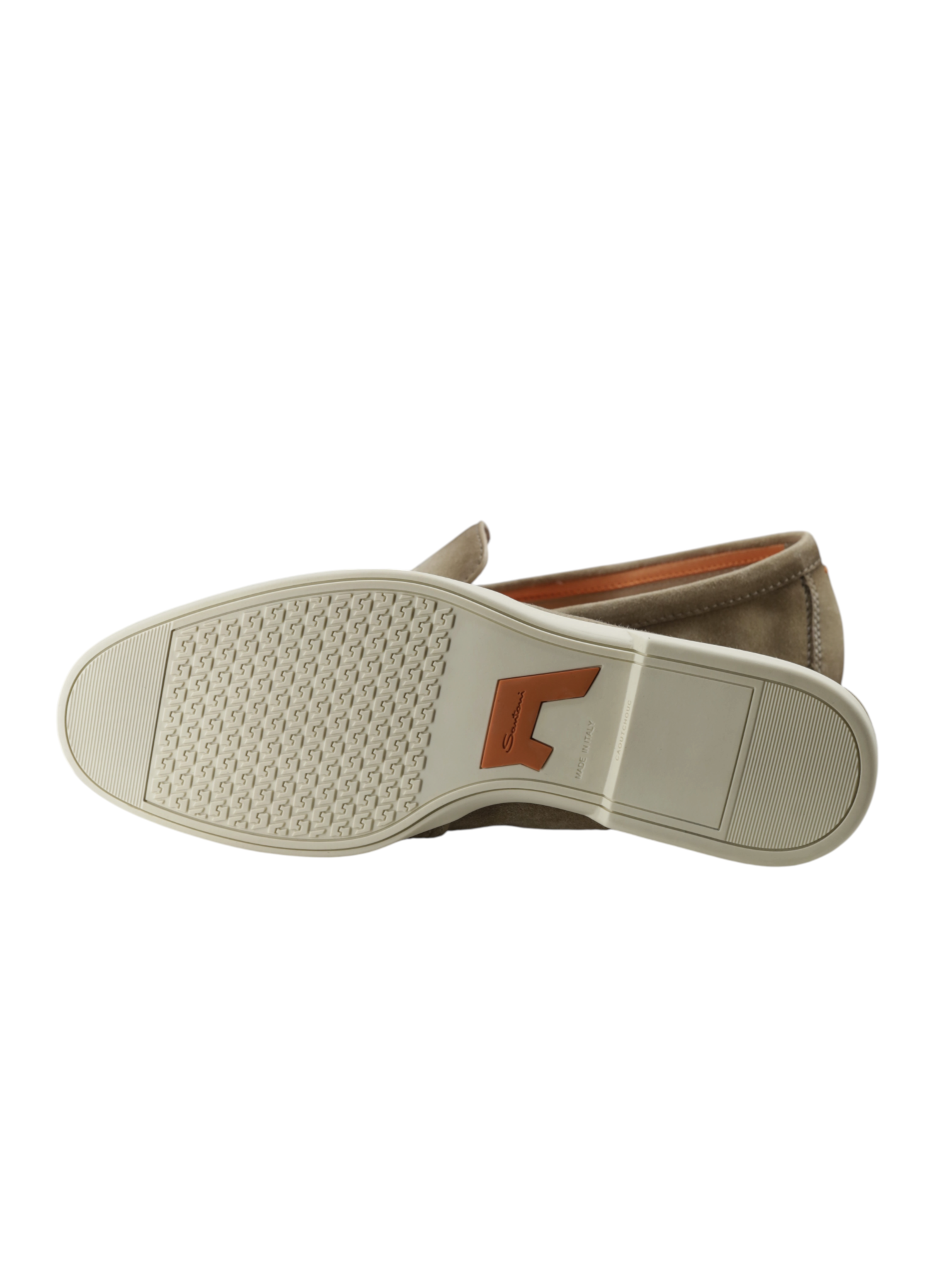 Santoni Taupe Suede Malibu Loafer