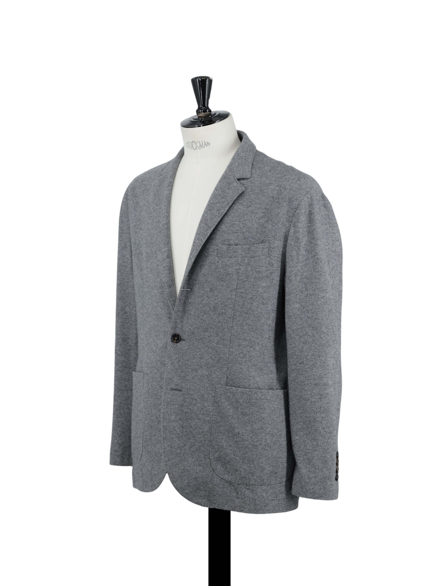 Brunello Cucinelli Grey Unconstructed Plushy-Cashmere Jacket