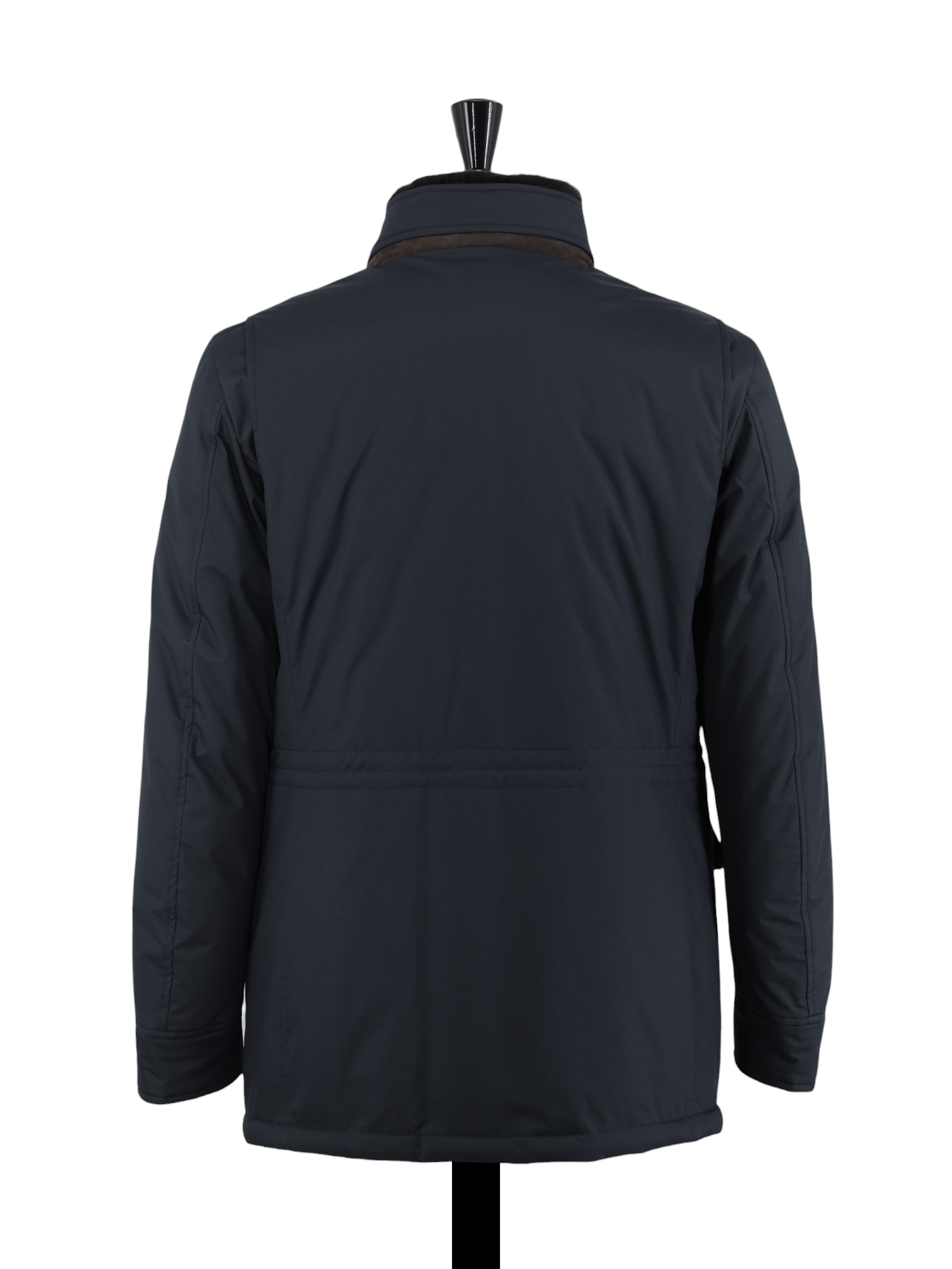 MooRER Navy Aqua-Proof Bernier Field-Jacket