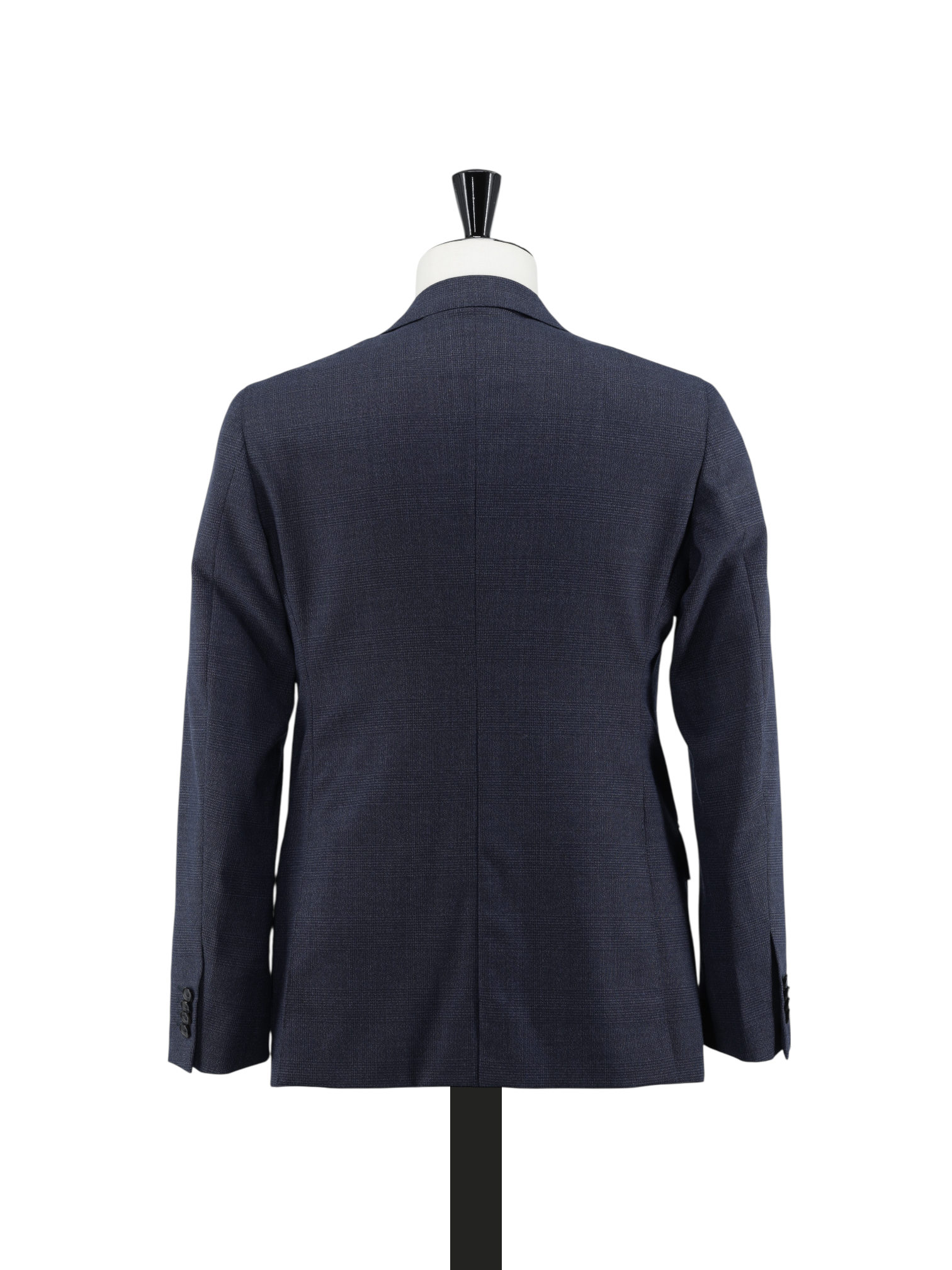 Caruso Dark Blue Wool Prince of Wales Aida Suit