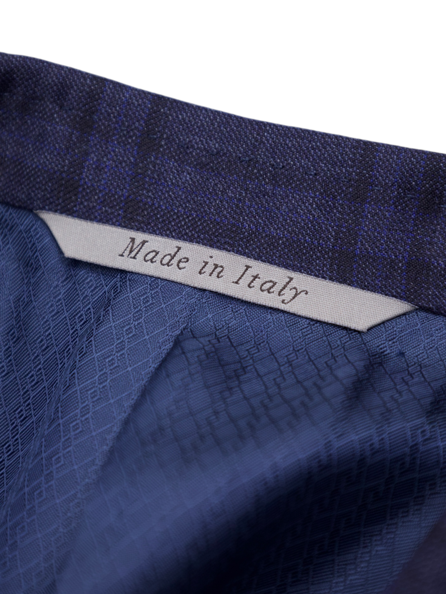 Canali Blue "Exclusive" Wool Windowpane Suit + Extra Trousers