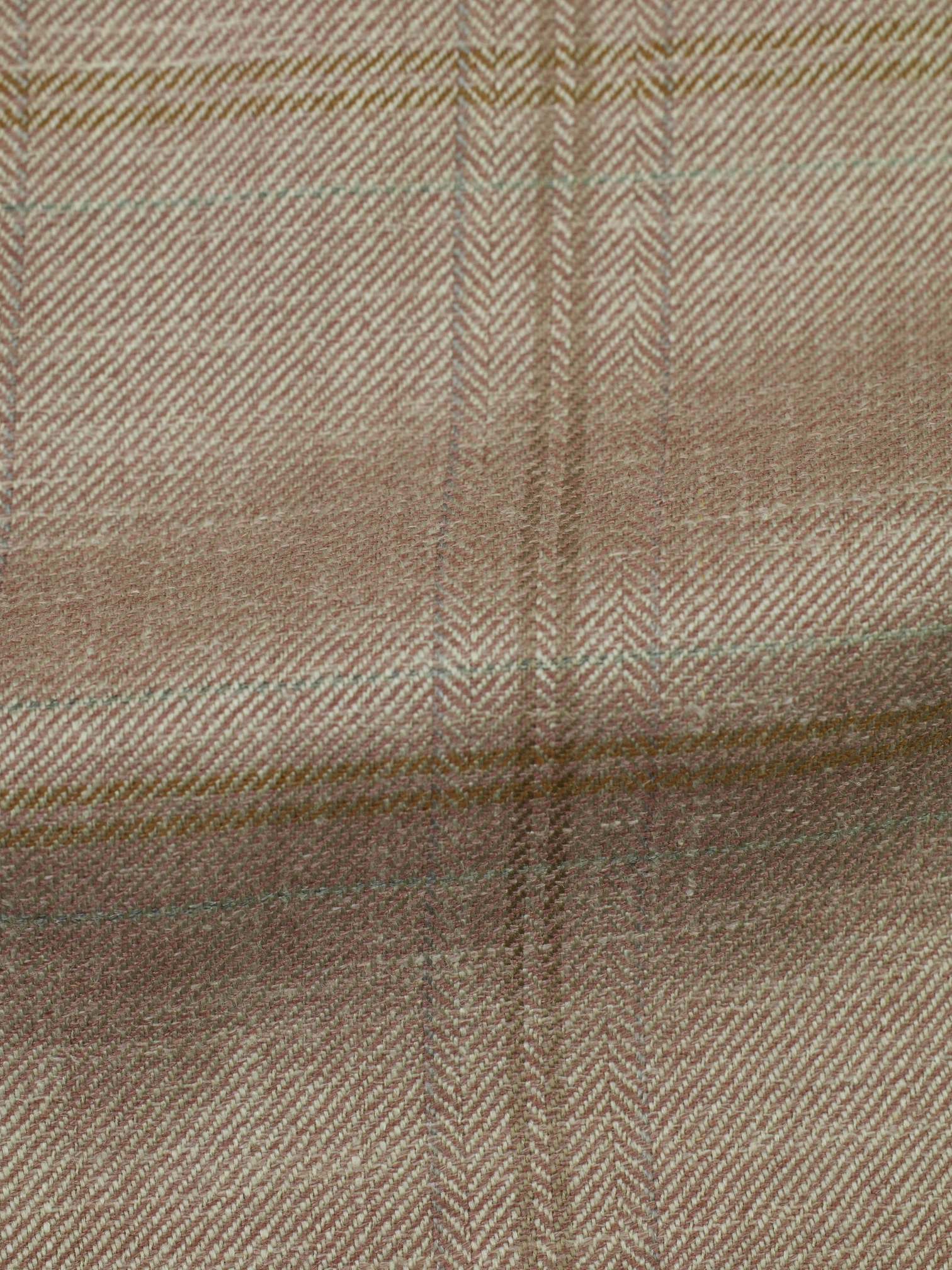 Brioni Dusty Rose Cashmere, Silk & Linen Windowpane "Chigi" Jacket
