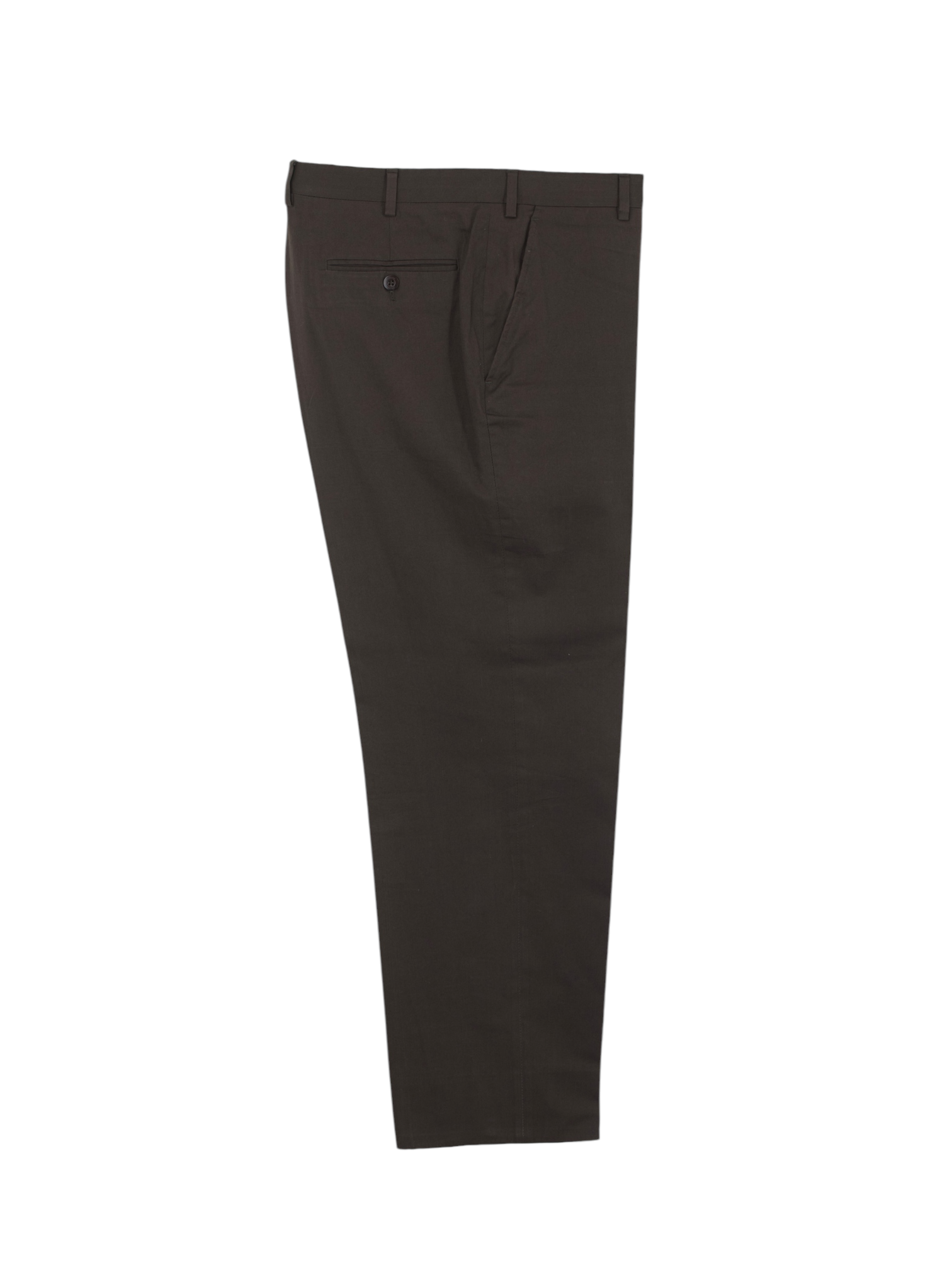 Brioni Chocolate Brown Cotton & Lyocell Twill Moena Trousers
