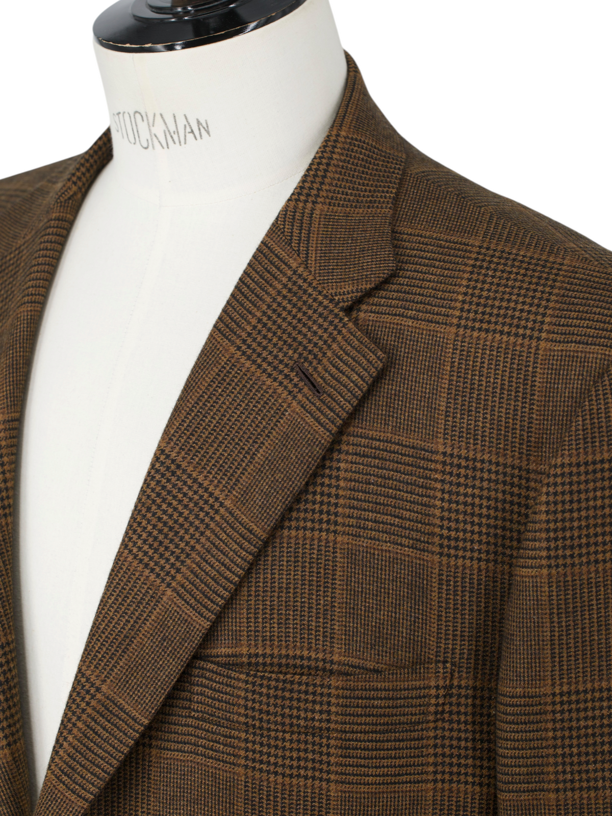 Brioni Dark Brown Pure Cashmere Prince of Wales Jacket