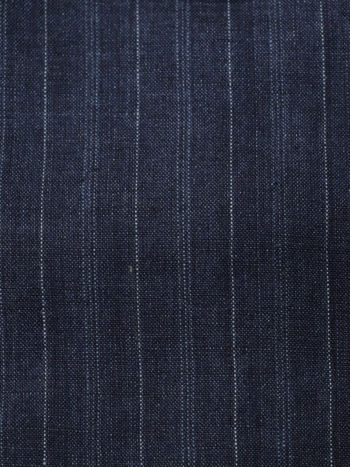Corneliani Dark Blue Pure Linen Vintage-Stripe "Vogue" Suit