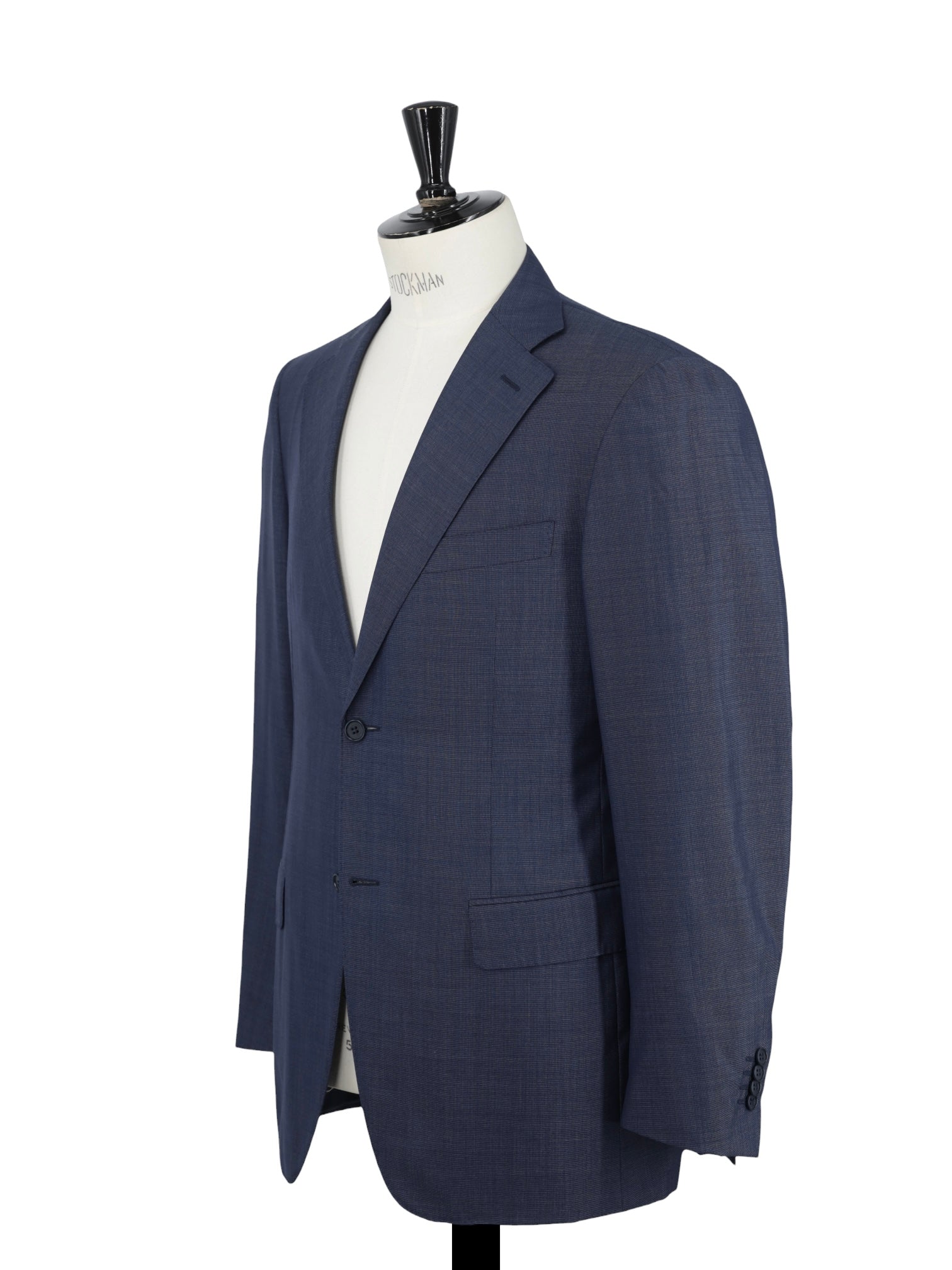 Canali Celestial Blue Wool & Silk Pinpoint Summer-Chique Suit