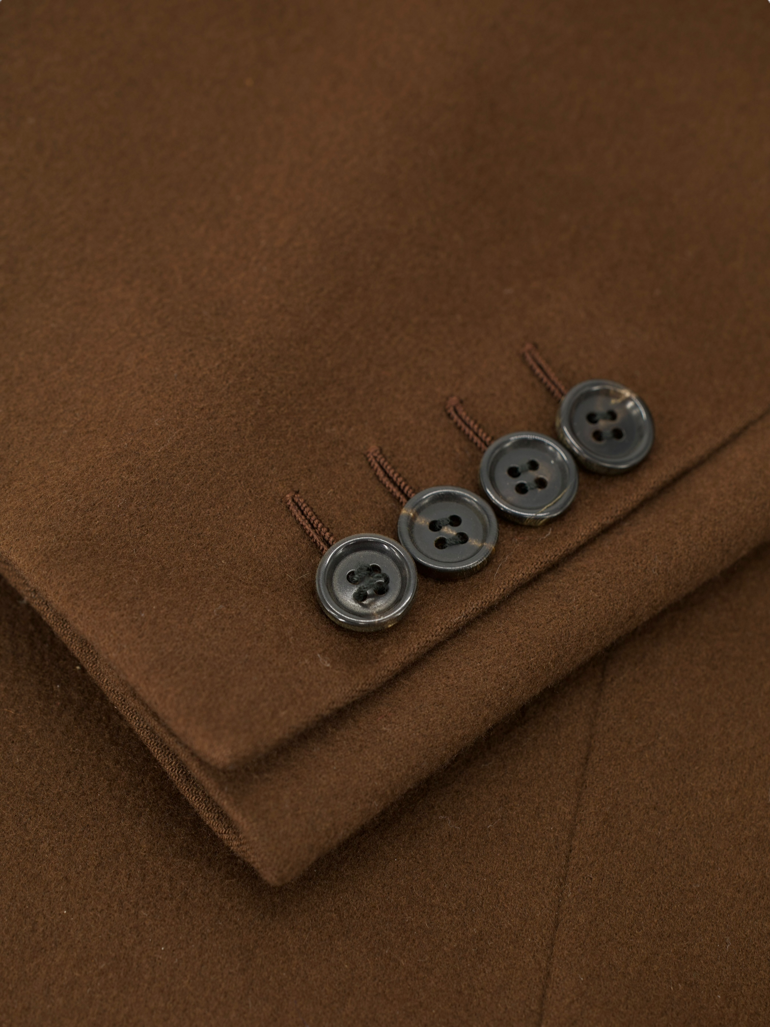 Brioni Vintage Chocolate Brown Pure-Cashmere Palatino Jacket