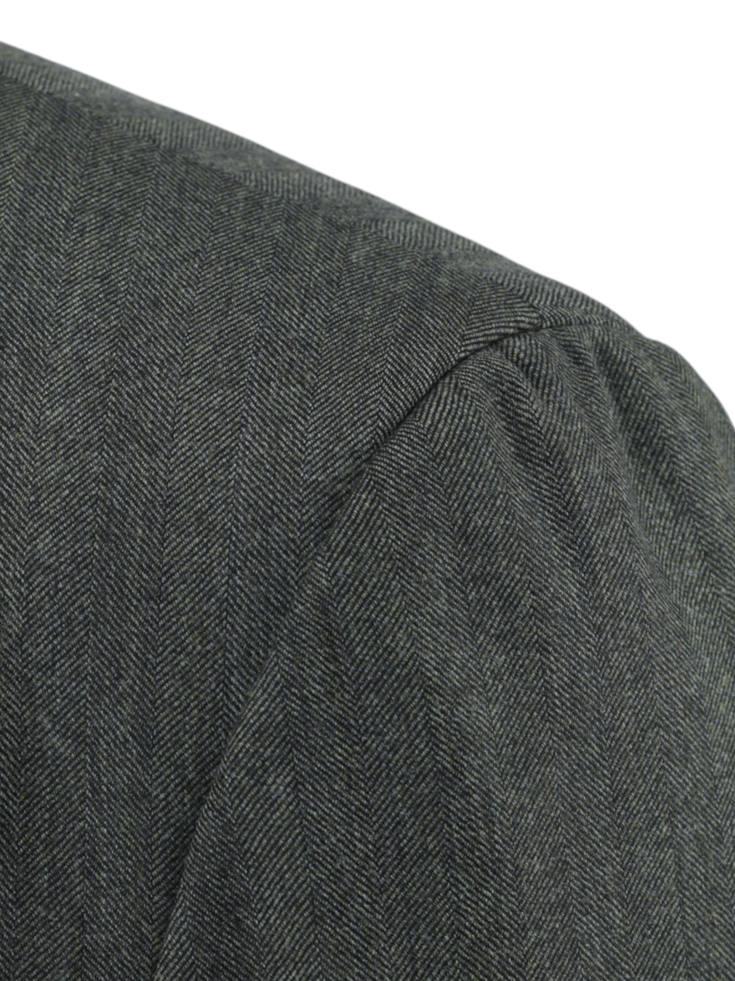Ermenegildo Zegna Sage Green Trofeo-Wool Herringbone "Travel" Jacket
