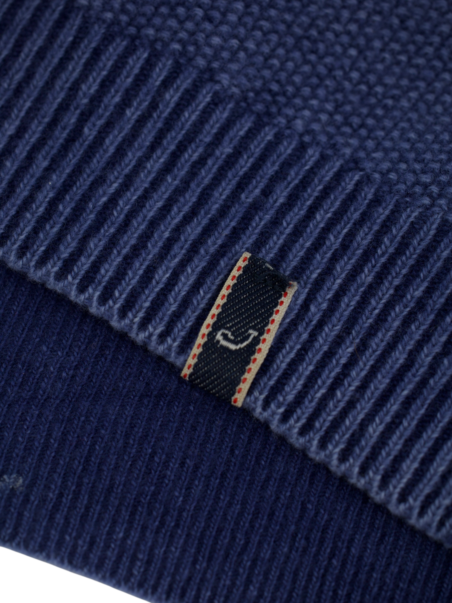 Jacob Cohen Blue Pure Wool Micro-Pattern Roundneck Sweater