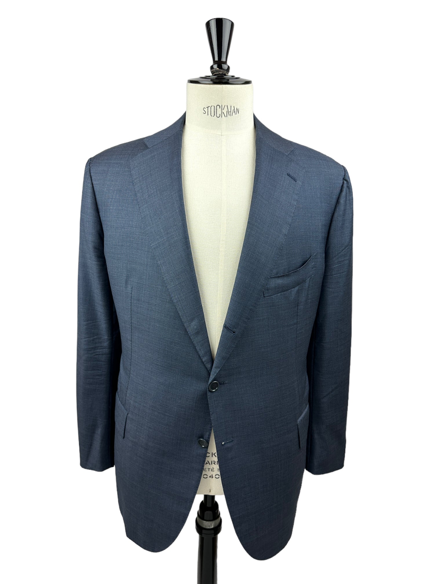 Cesare Attolini Steel Blue S170's & Silk Suit