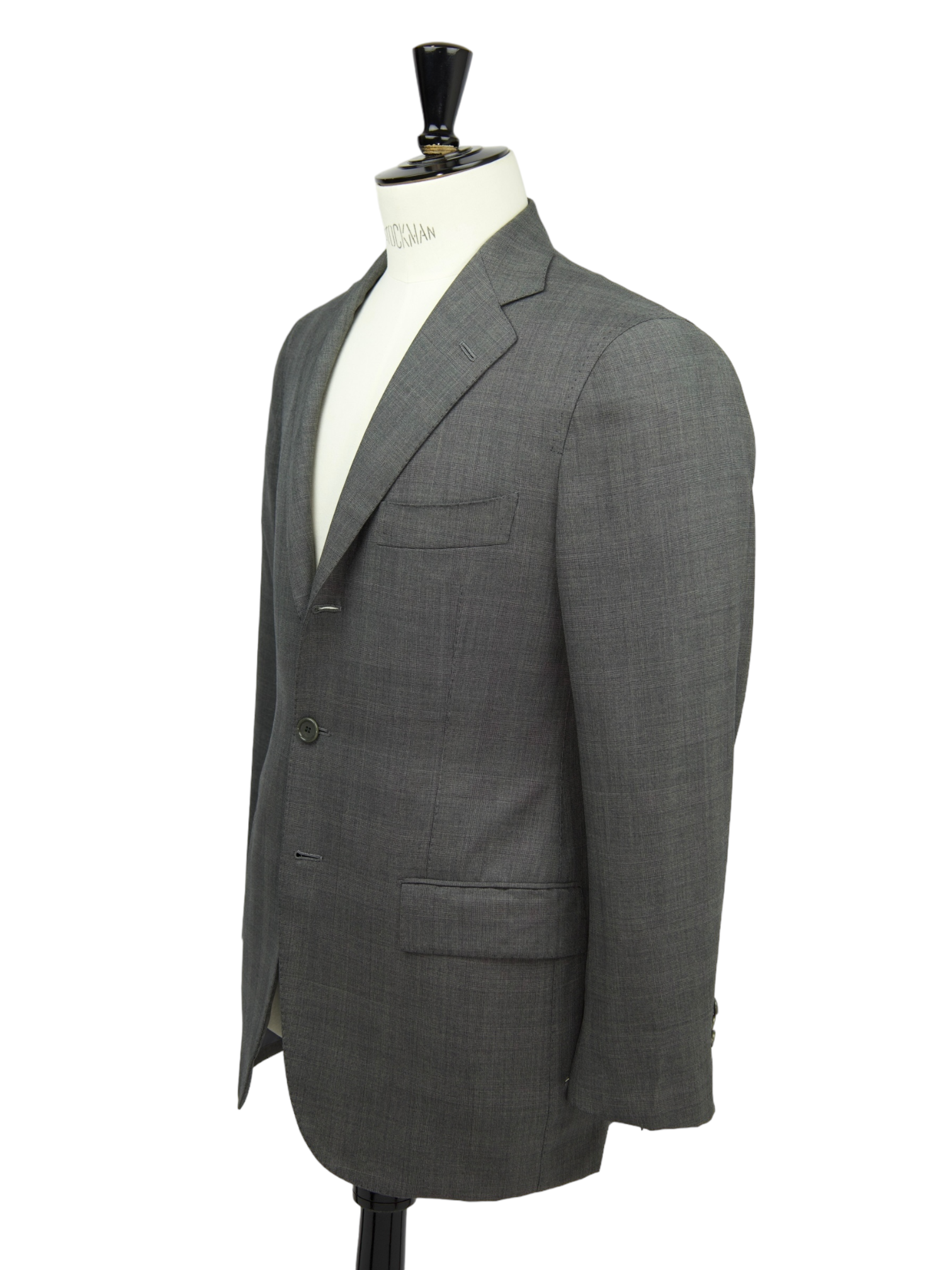 Cesare Attolini Grey Super 130's Glenplaid Suit