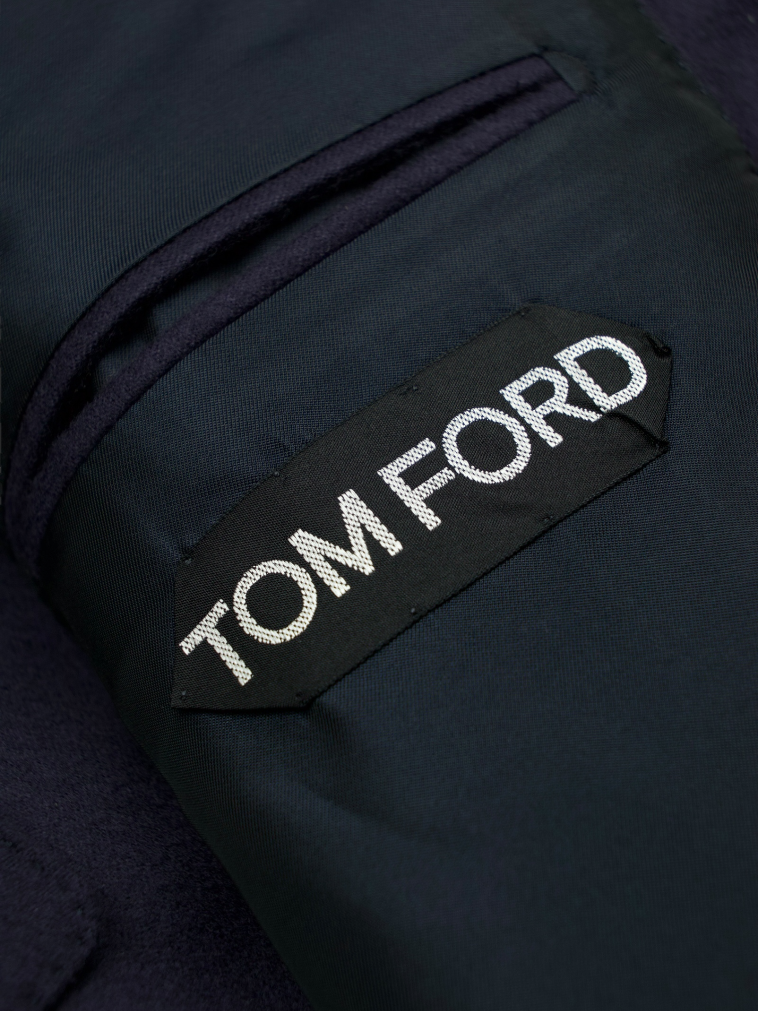 Tom Ford Navy Pure Cashmere Windsor Jacket